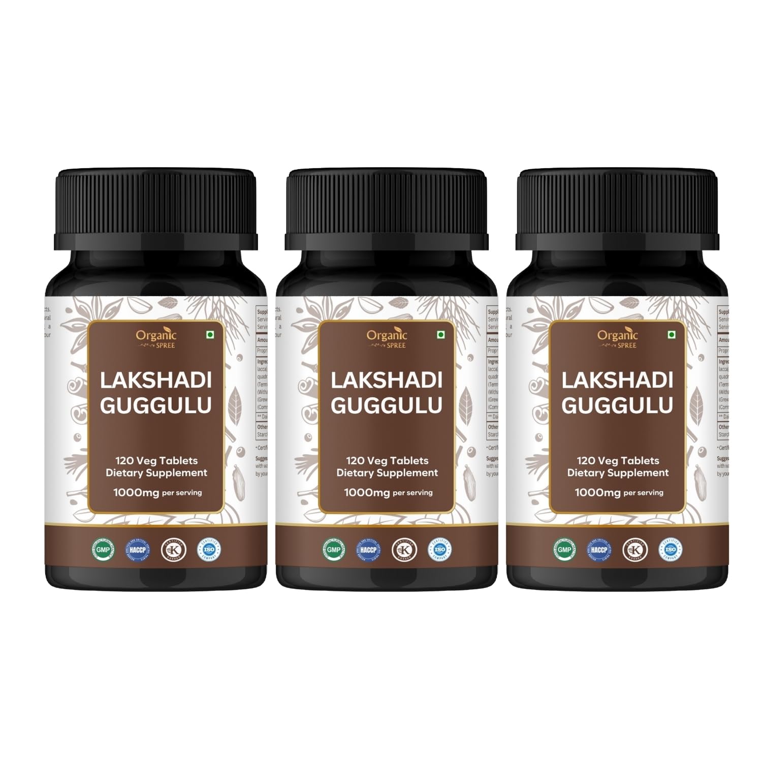 ORGANIC SPREE Lakshadi Guggulu Tablet 360 Tablets