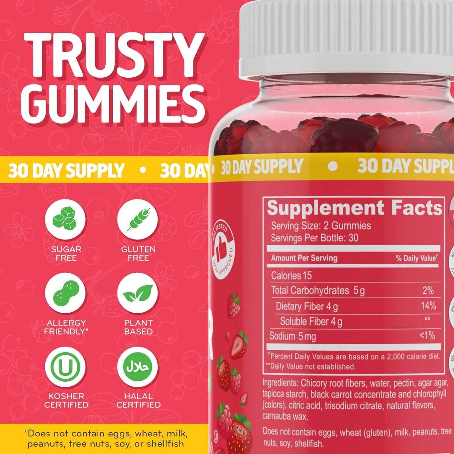 Desired Life Prebiotic Fiber Gummies 120 Gummies