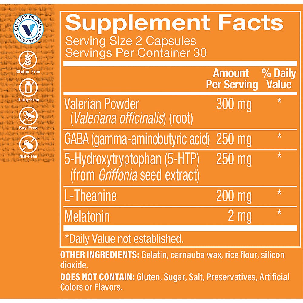 The Vitamin Shoppe Sleep Support Capsules, 1 Count