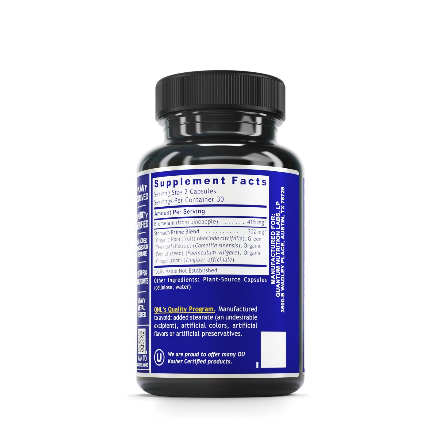 Quantum Nutrition Stomach Support Capsule 60 Capsules