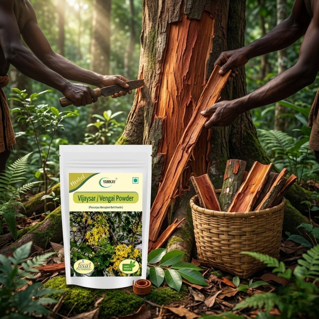 YAMKAY Vijaysar Vengai Bark Powder 1 Pack