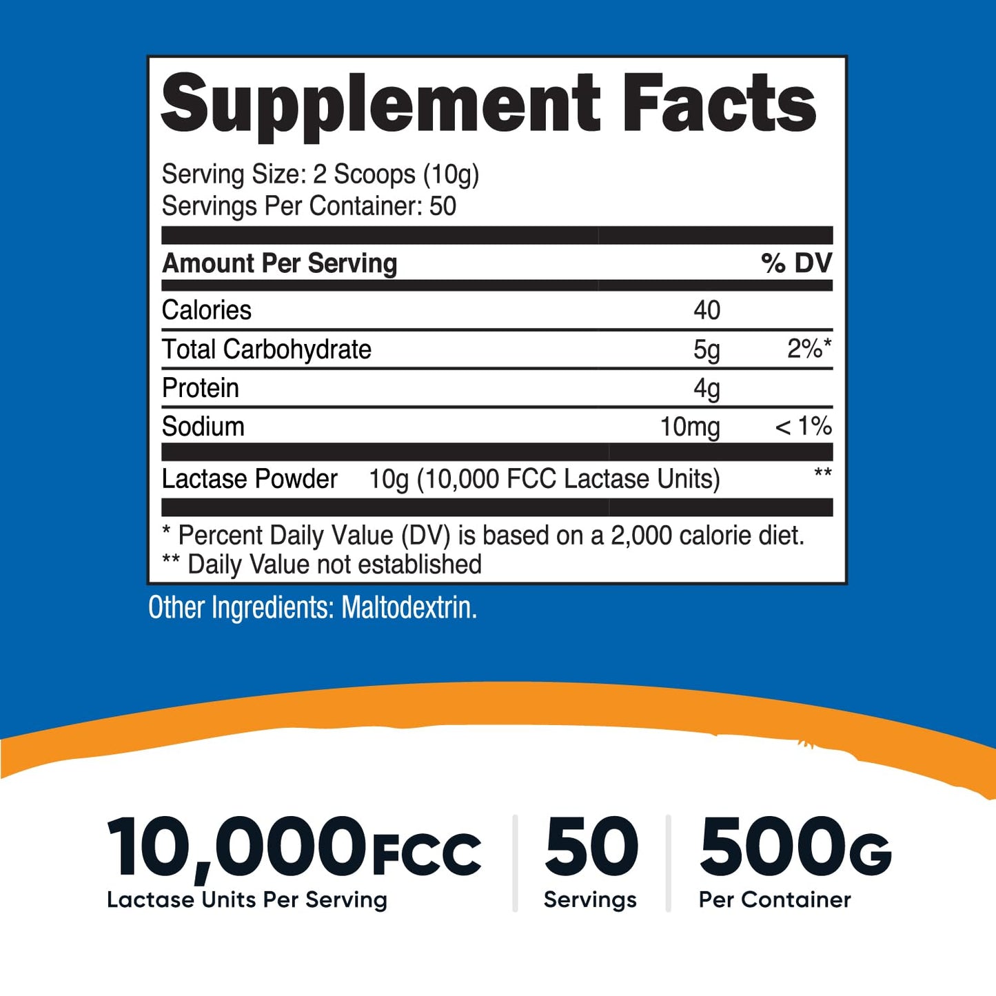 Nutricost Lactase Powder 1.12 lb