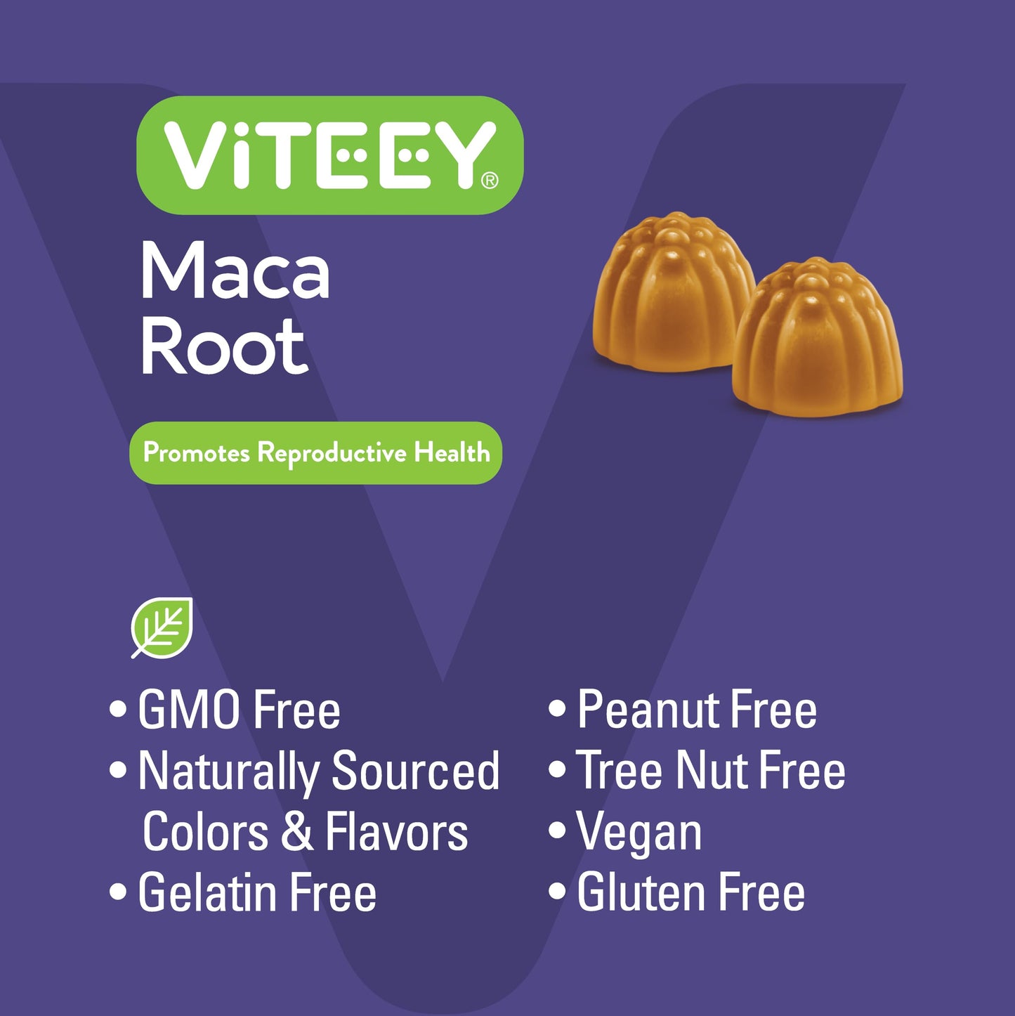 Viteey Black Maca Root Gummies 120 Count