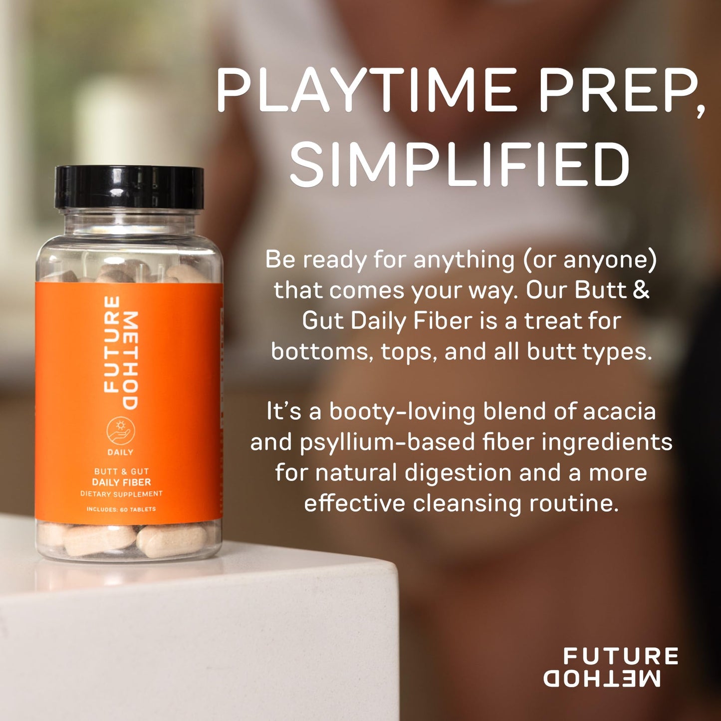 FUTURE METHOD Acacia and Psyllium Husk Fiber 60 Tablets