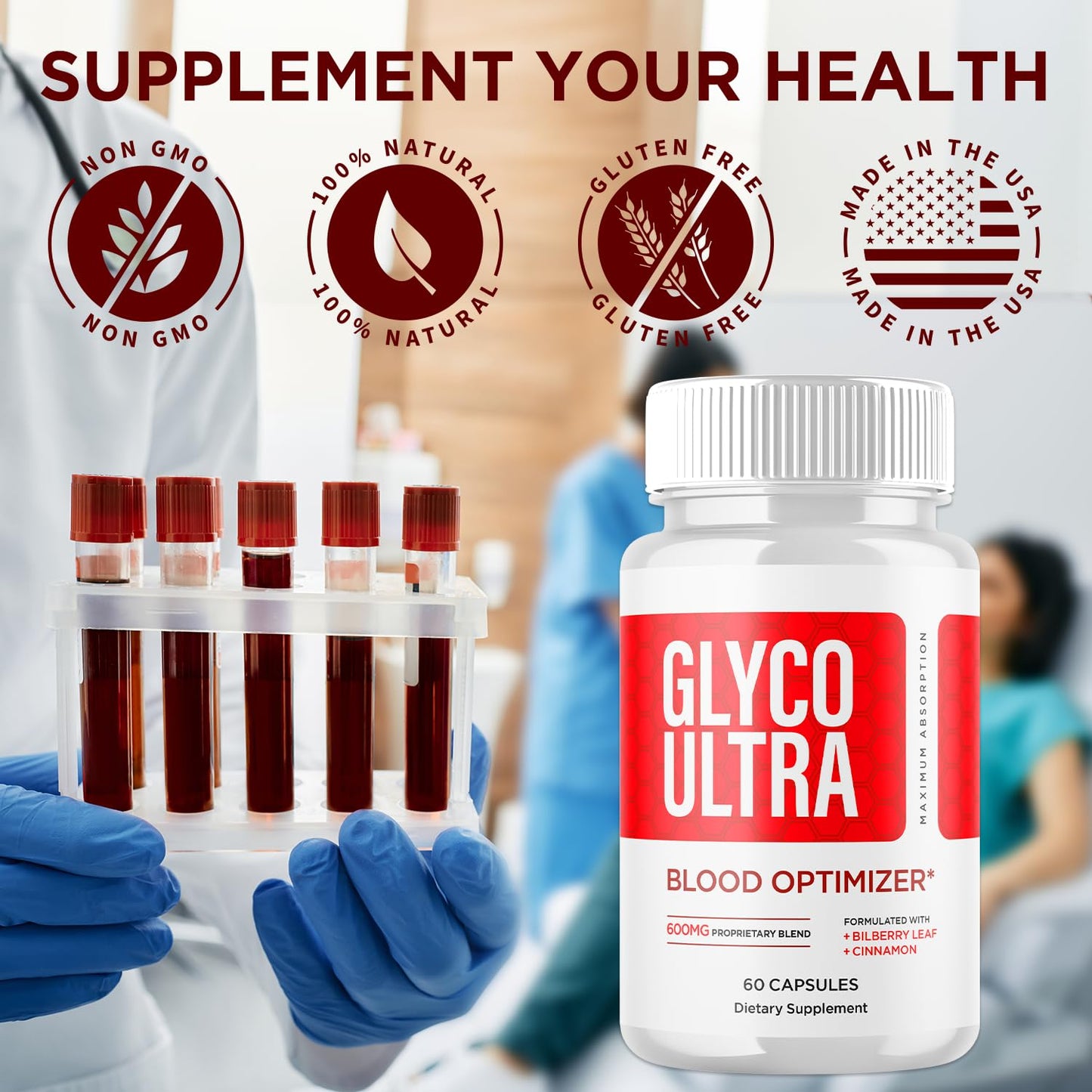 Flex University Glyco Ultra Blood Optimizer 120 Capsules