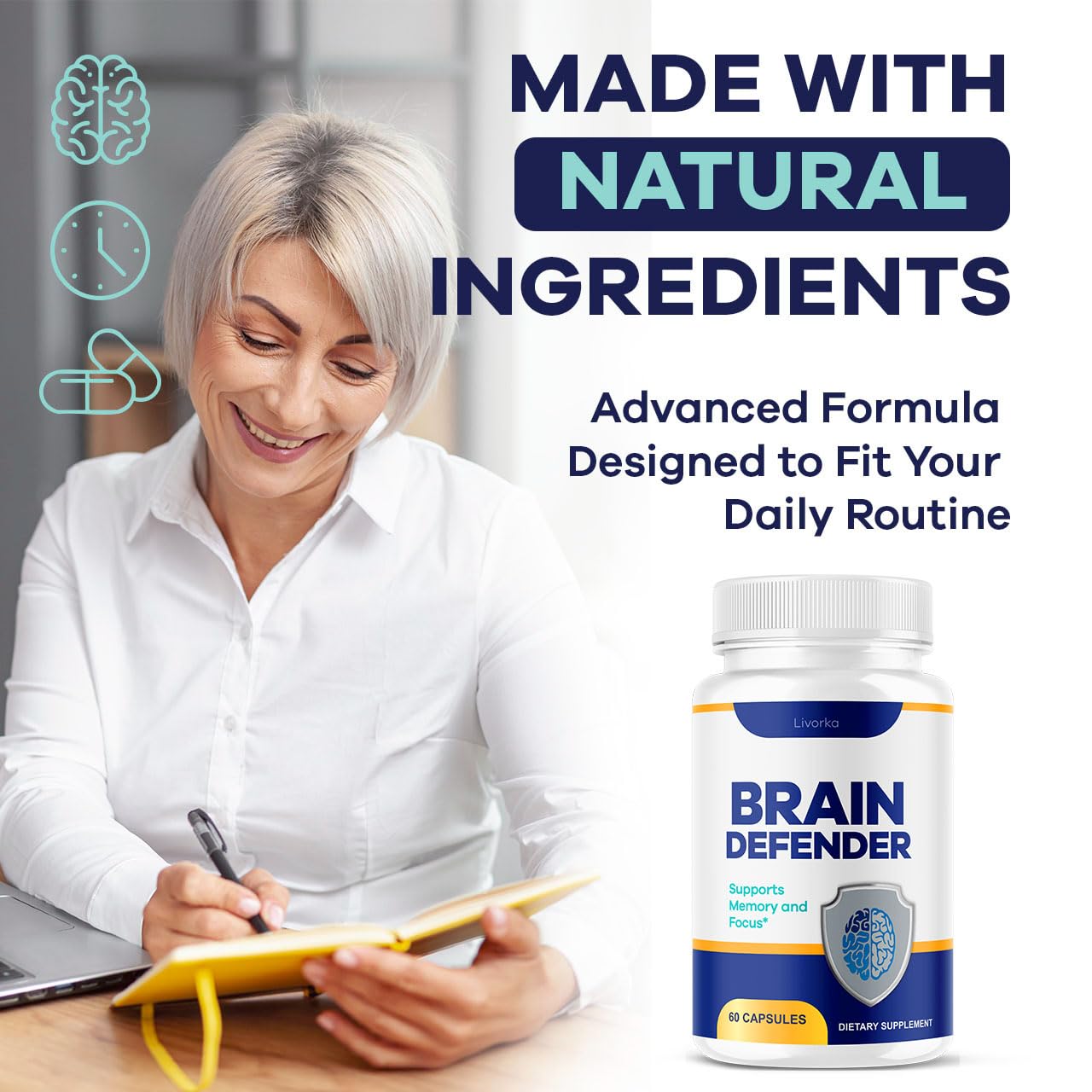 The Sunrise Brand Brain Defender Capsules 180