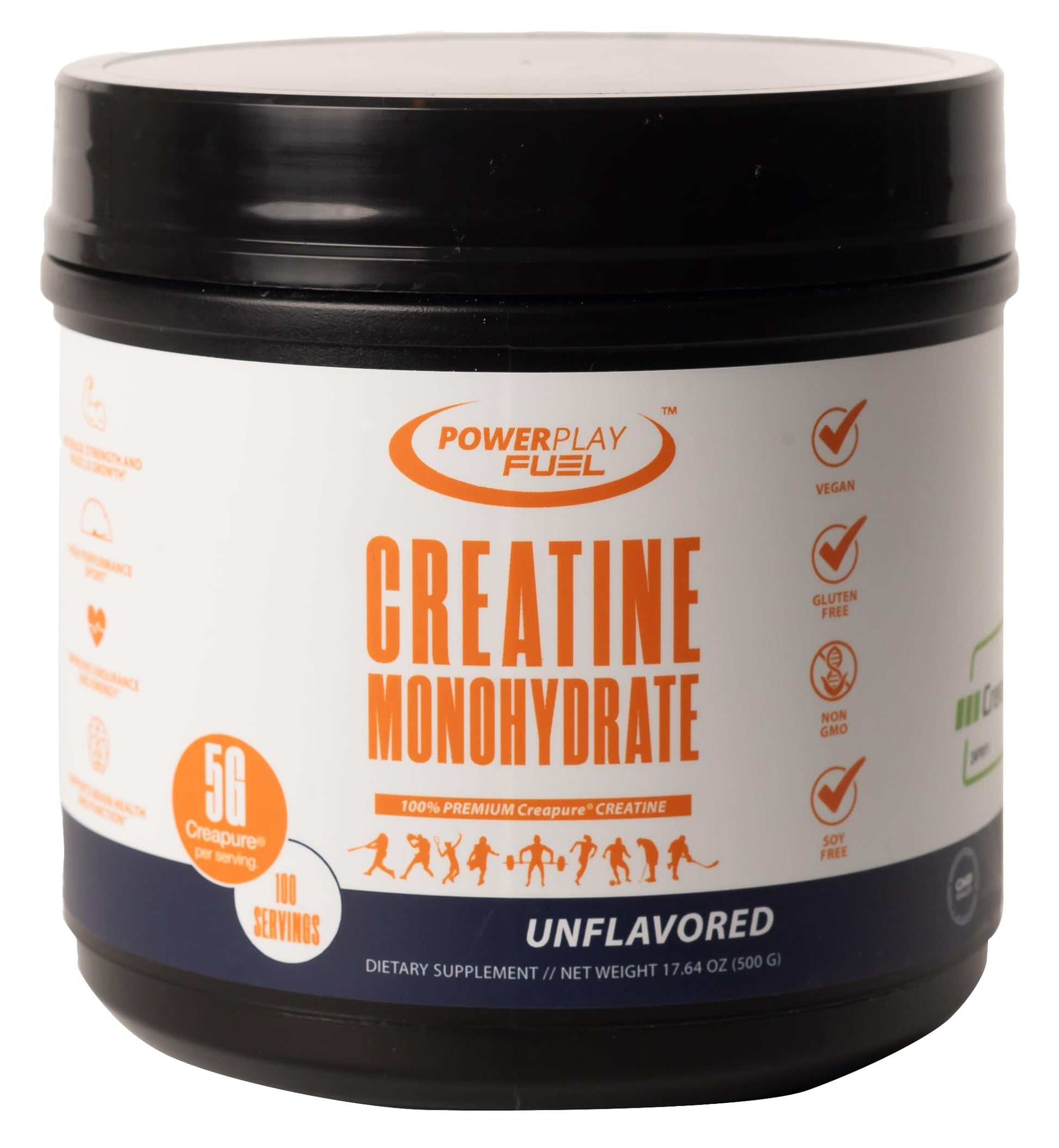 POWER PLAY FUEL Creatine Monohydrate Powder 100 Servings