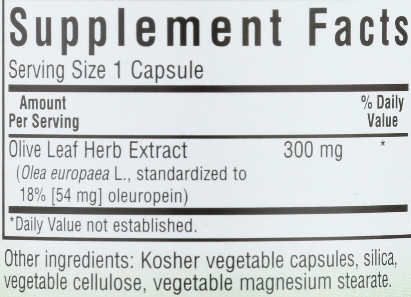 BlueBonnet Olive Leaf Extract Capsules, 60 Capsules