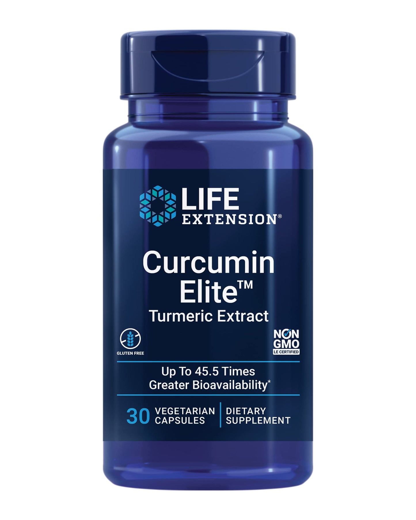 Life Extension Curcumin Elite Turmeric Extract 500 mg Capsules, 30 Count