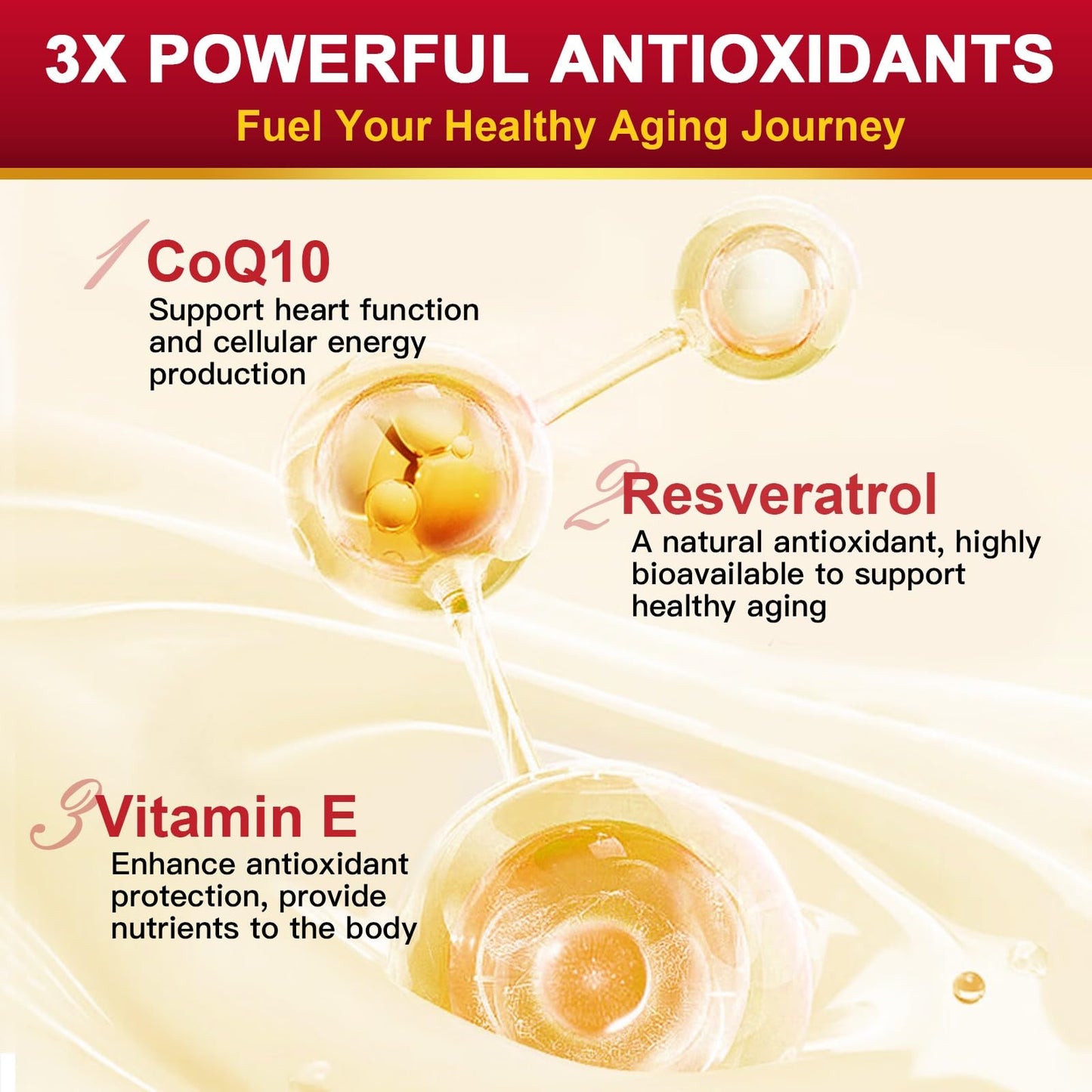 ZEBORA CoQ10-300mg with Trans-Resveratrol, PQQ & Vitamin E, High Absorption Coenzyme-Q10 with BioPerine, 120 Capsules