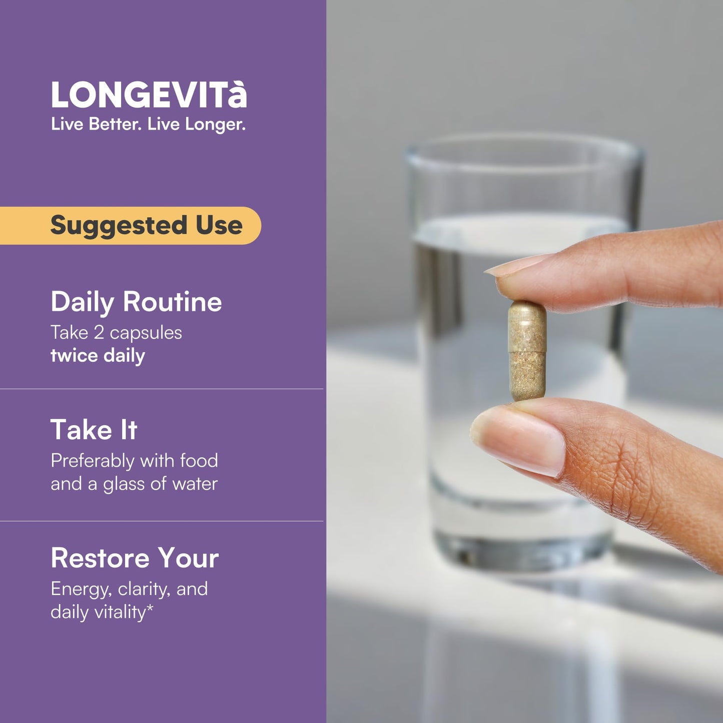 Glutathione Amino Complex 14-in-1 Advanced Absorption Antioxidant, Dual-Action Support: Setria® & NAC, 8 Patented Ingredients, for Energy, Skin, Detox, Immune Defense & Mental Clarity, 60 Capsules