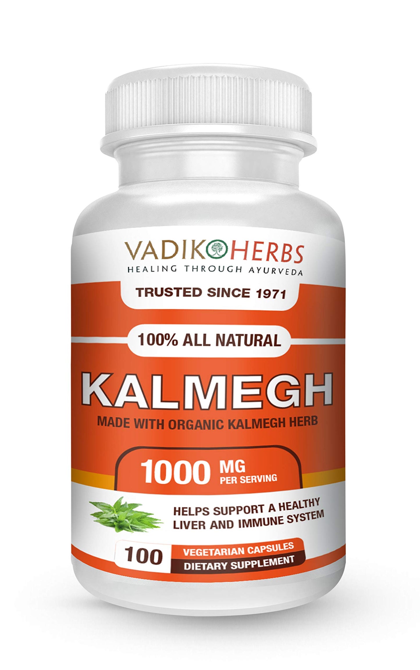 Vadik Herbs Kalmegh (Andrographis paniculata) Powder, 100 Count