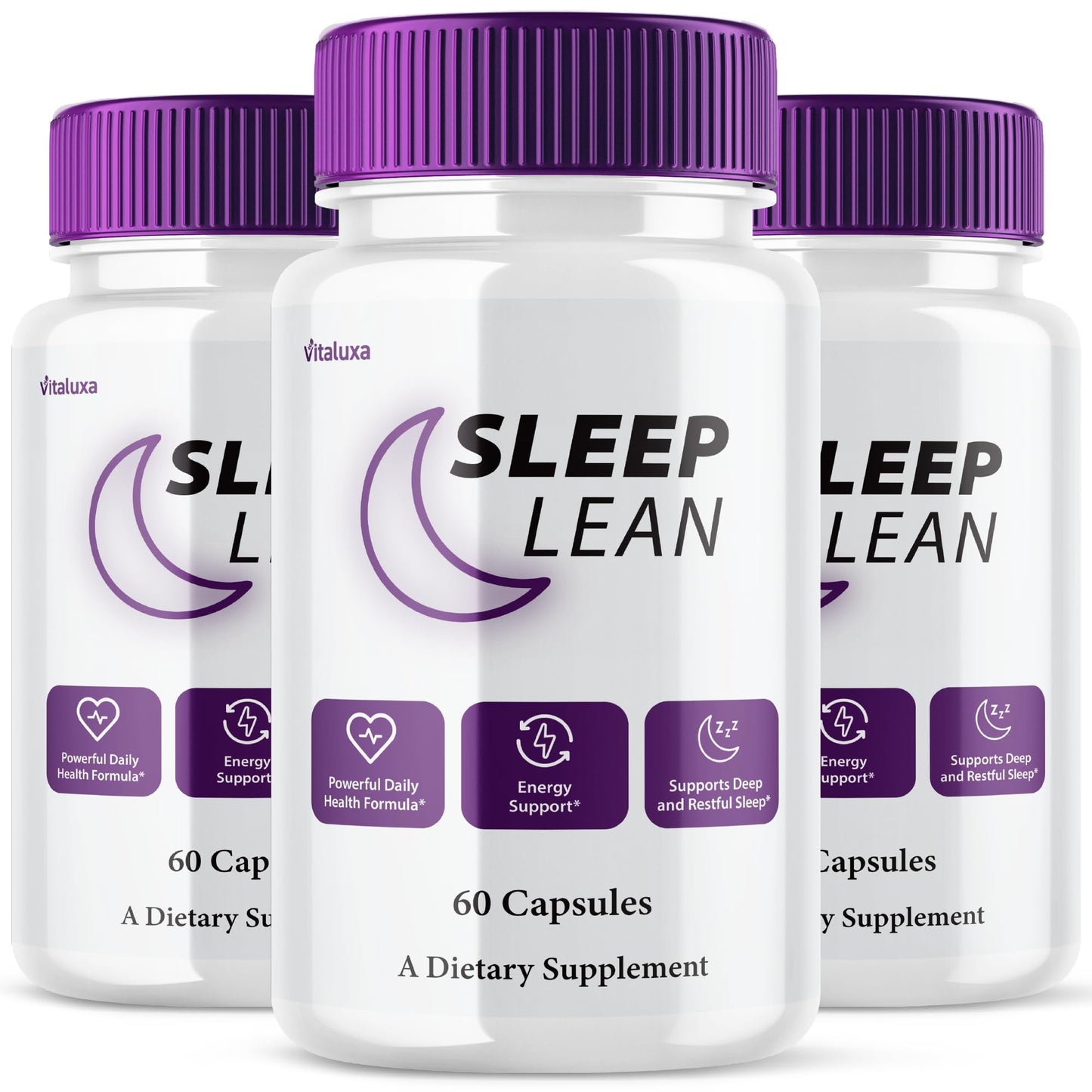 Vitaluxa Sleep Lean Capsules Nighttime PM Support, 180 Capsules