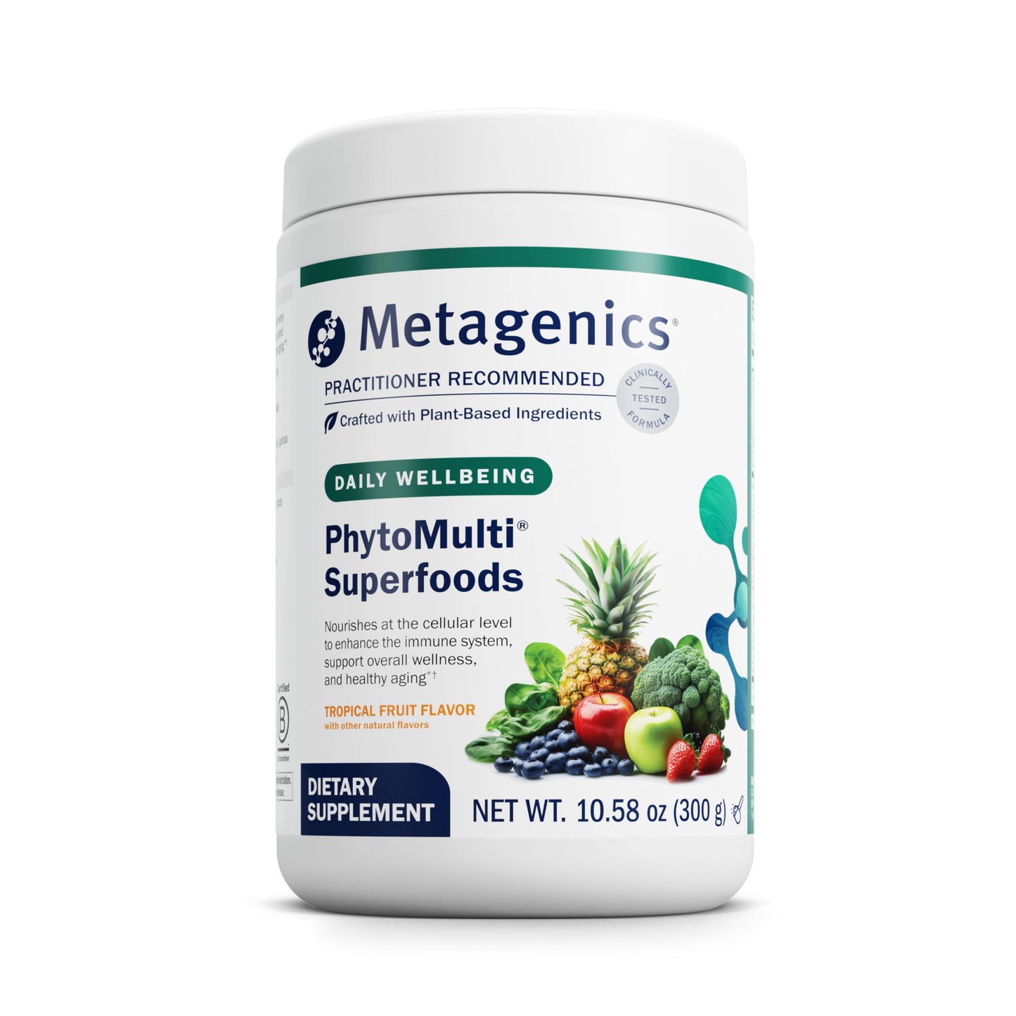 Metagenics PhytoMulti Superfoods Organic Fruit & Vegetable Superfood Powder Blend - 29 Servings - 10.58 Oz
