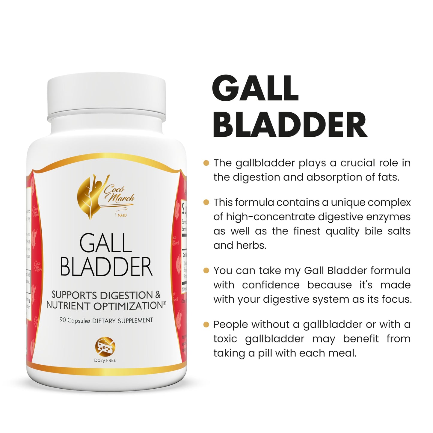 Cocó March N.M.D Gall Bladder Formula Capsule 90 Capsules