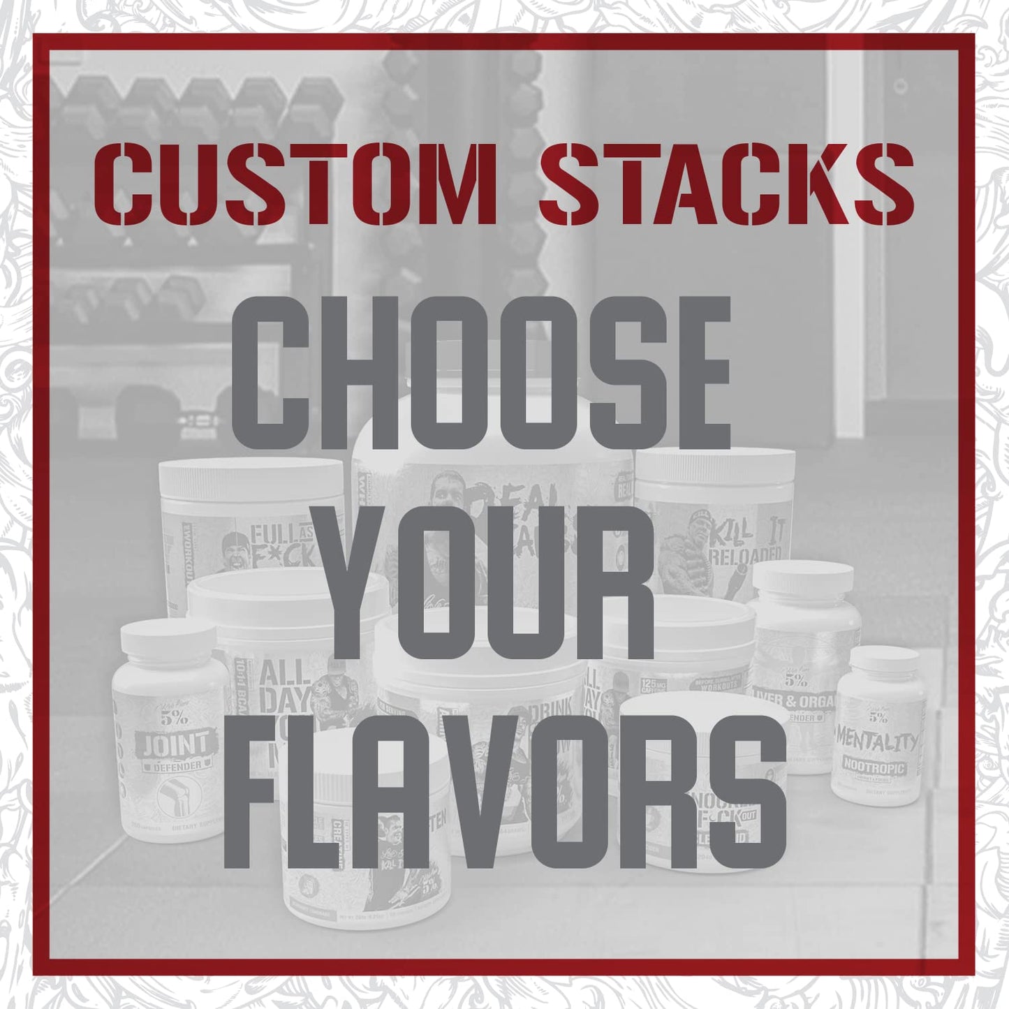 5% Nutrition Rich Piana 3-Stack Powder, 3 Pack
