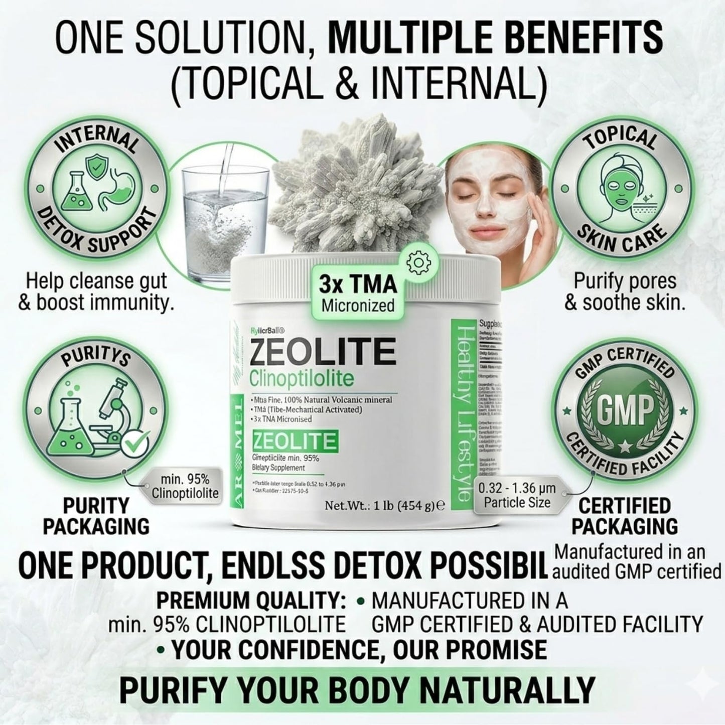 aromel Zeolite Powder 16.0144
