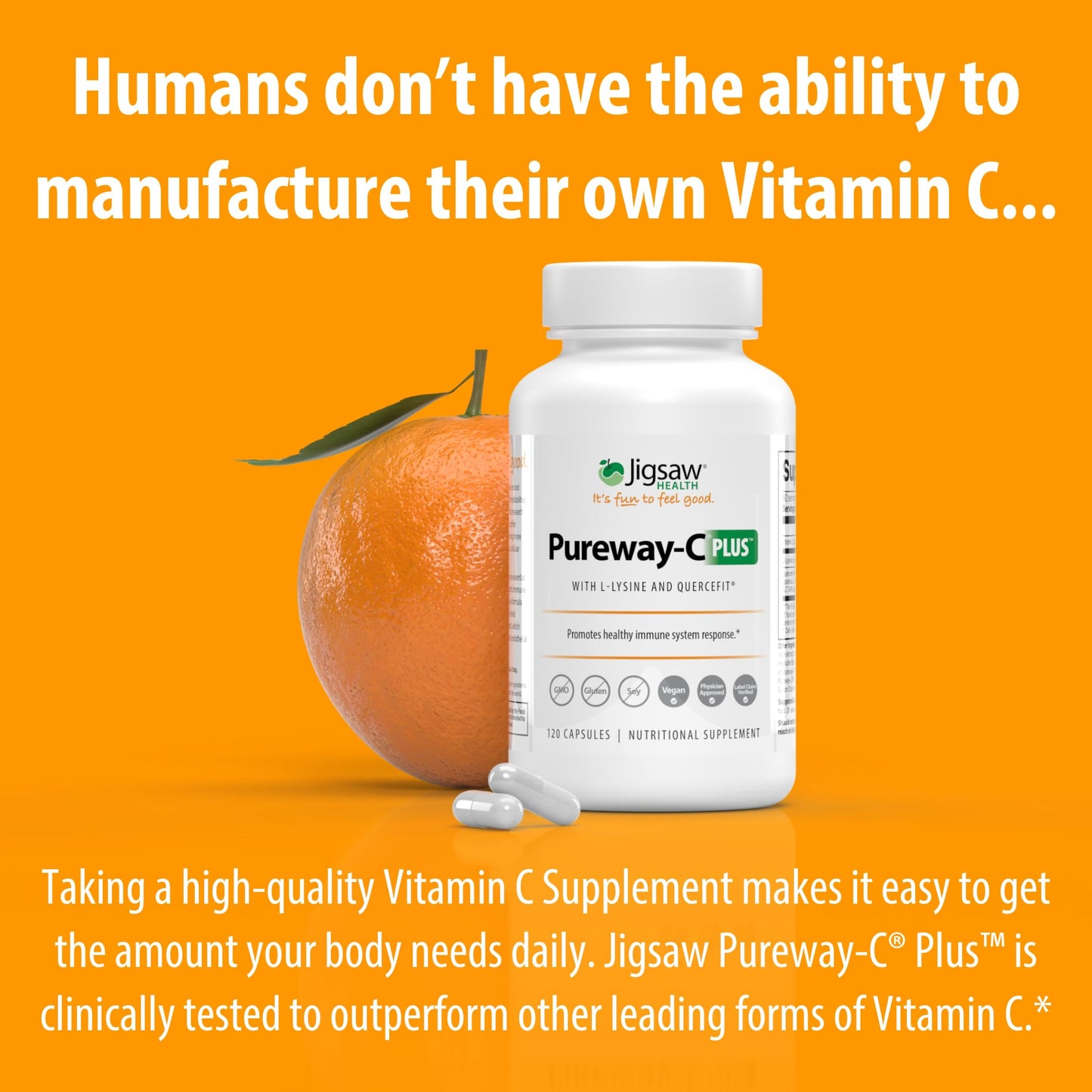 Jigsaw Health Pureway-C Plus Capsules 120 Count