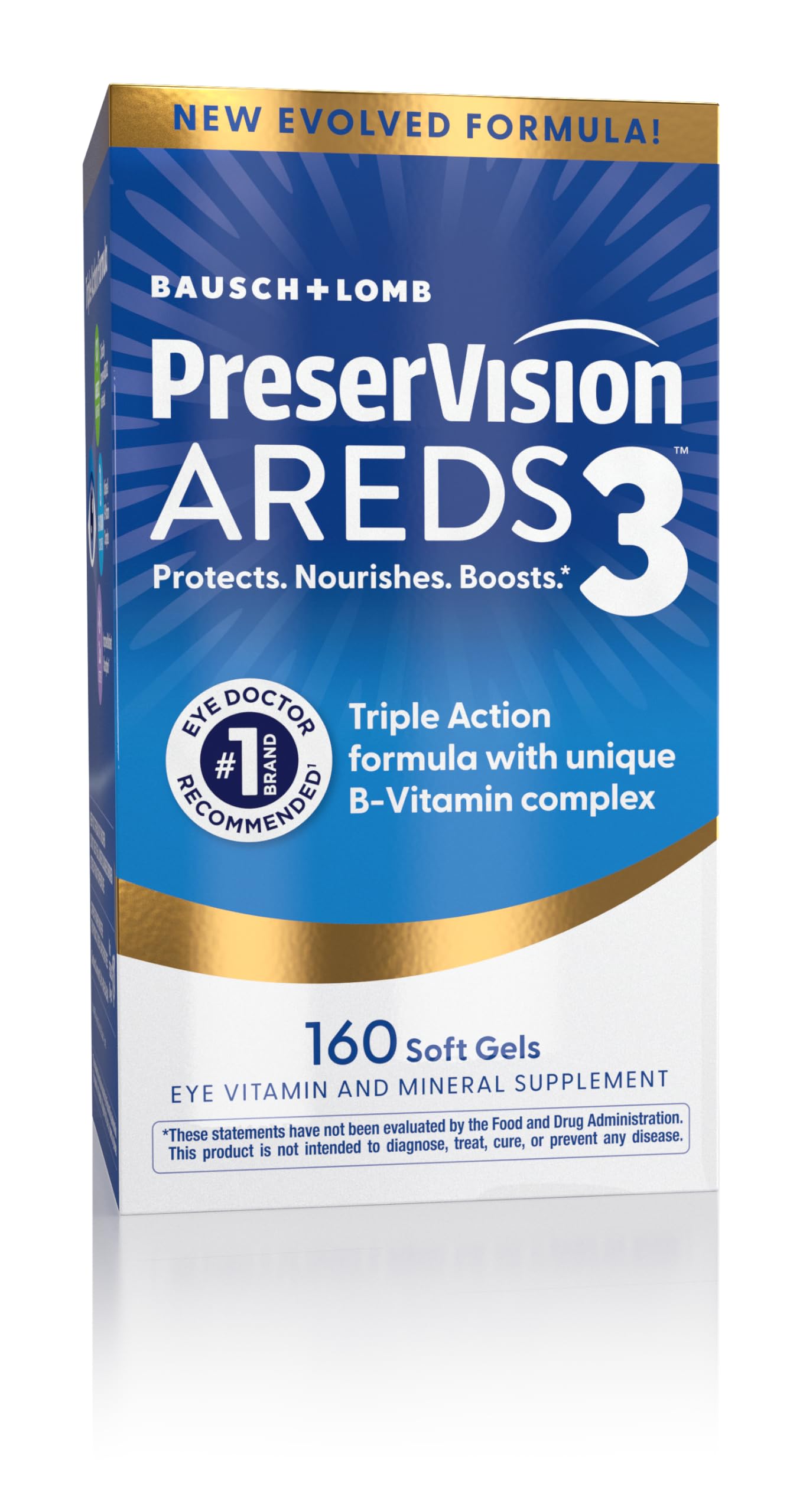 PreserVision AREDS3 Eye Vitamins Softgels 160