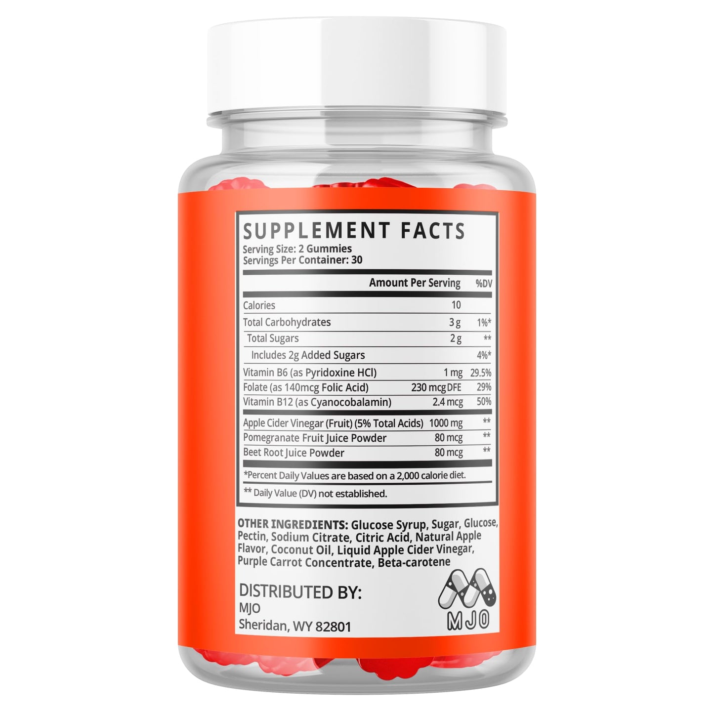 MJO Jelly Lean Gummies 60 Count