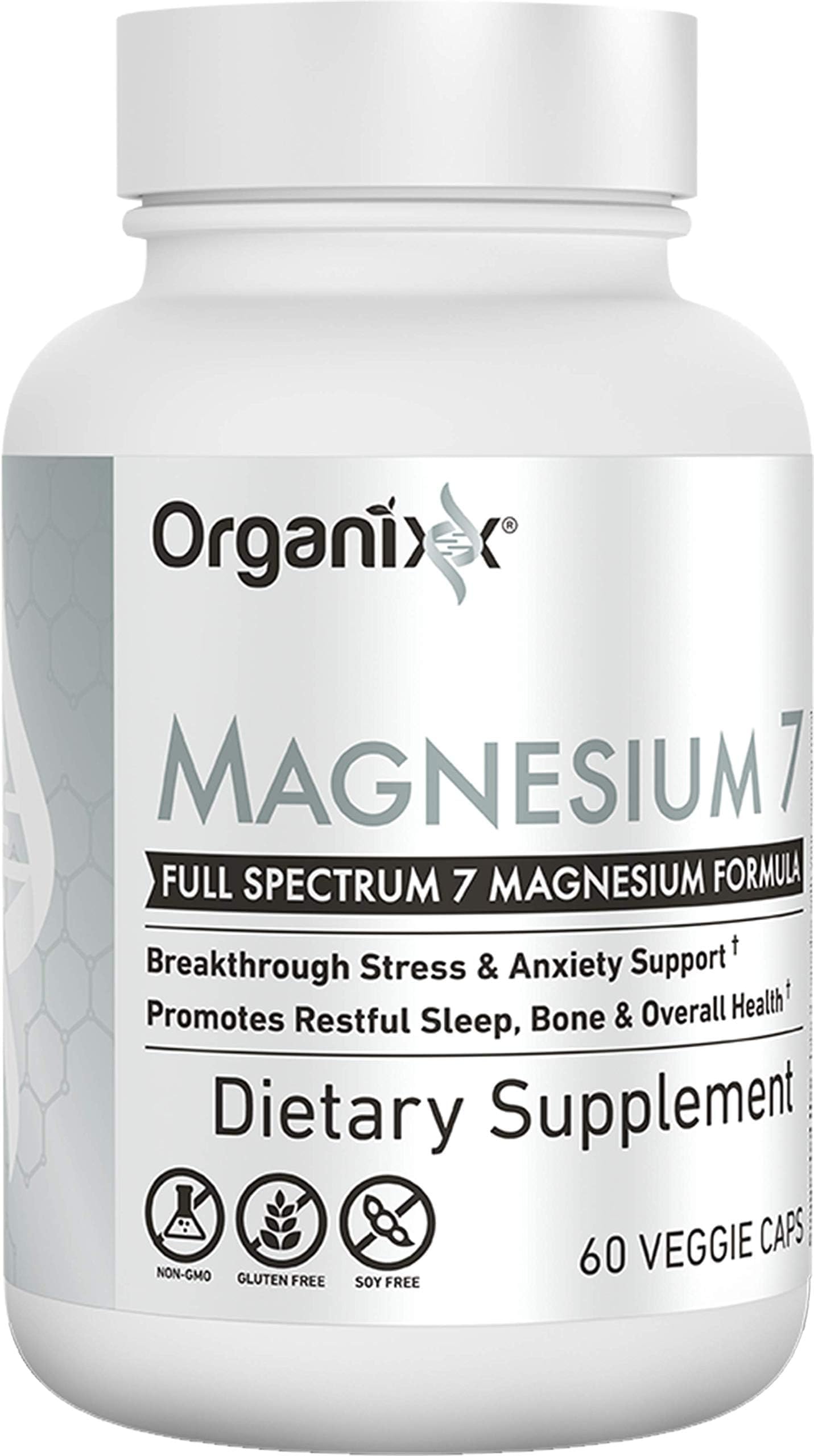 Organixx Magnesium 7 Complex Sleep & Muscle Support Capsule, 60 Count