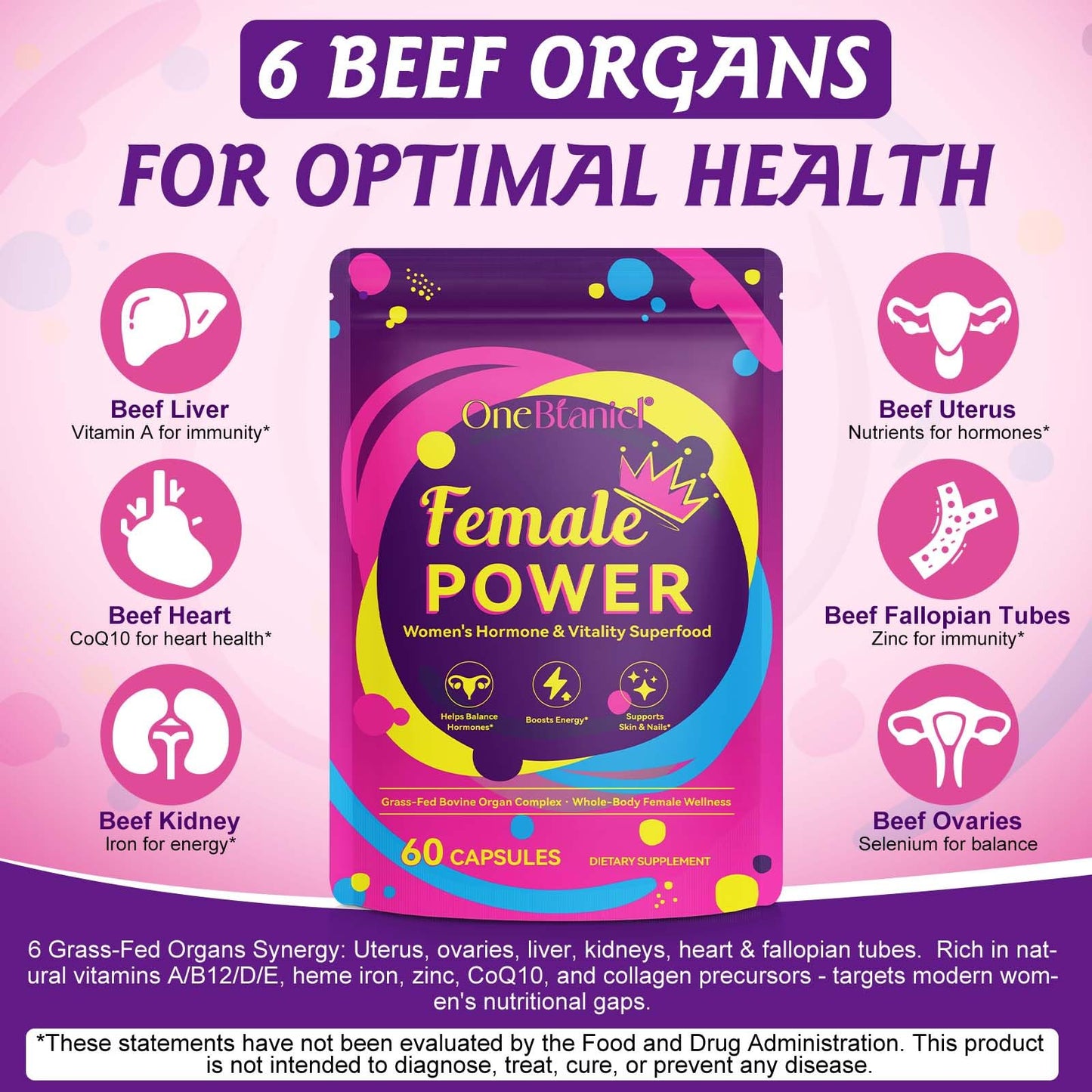 newseel Grass-Fed Beef Liver Capsules 60 Count