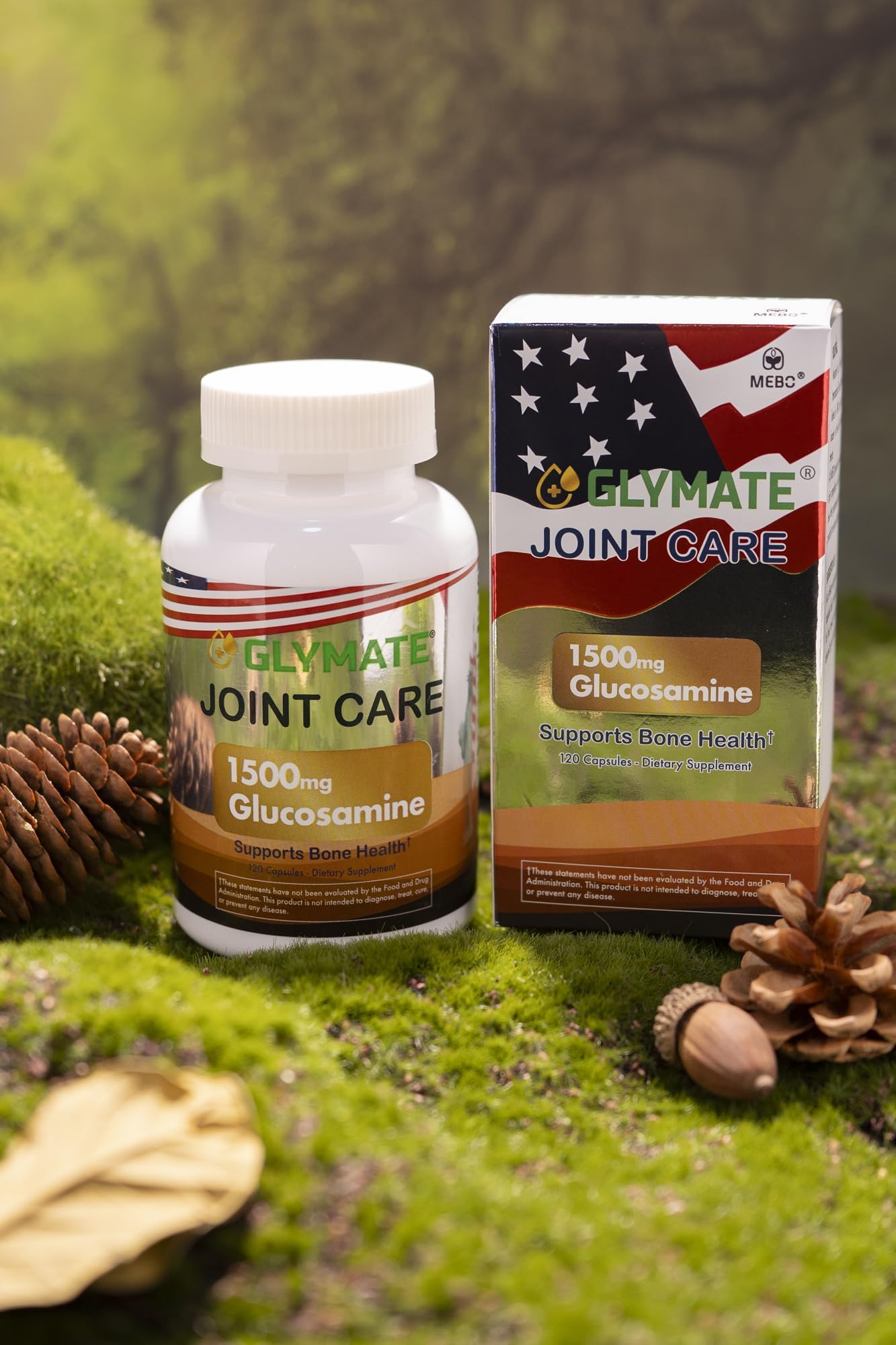 Glymate Glucosamine 1500mg Capsules 120 Count