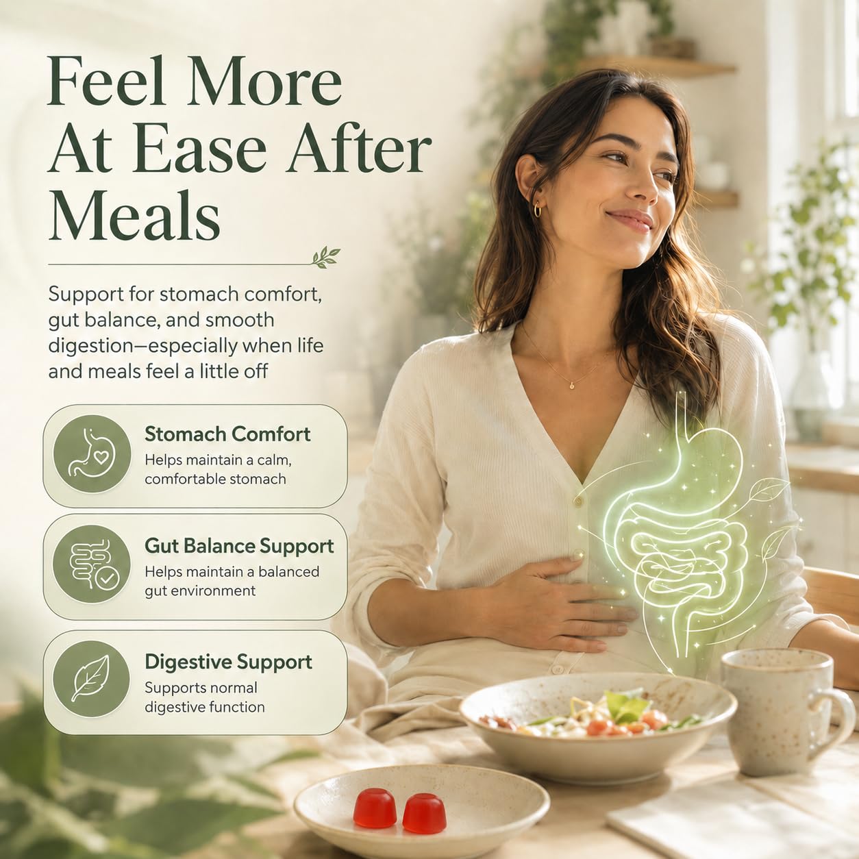 ELAVA DGL Gummies 400mg Licorice Root Extract Supplement, 60 Gummies