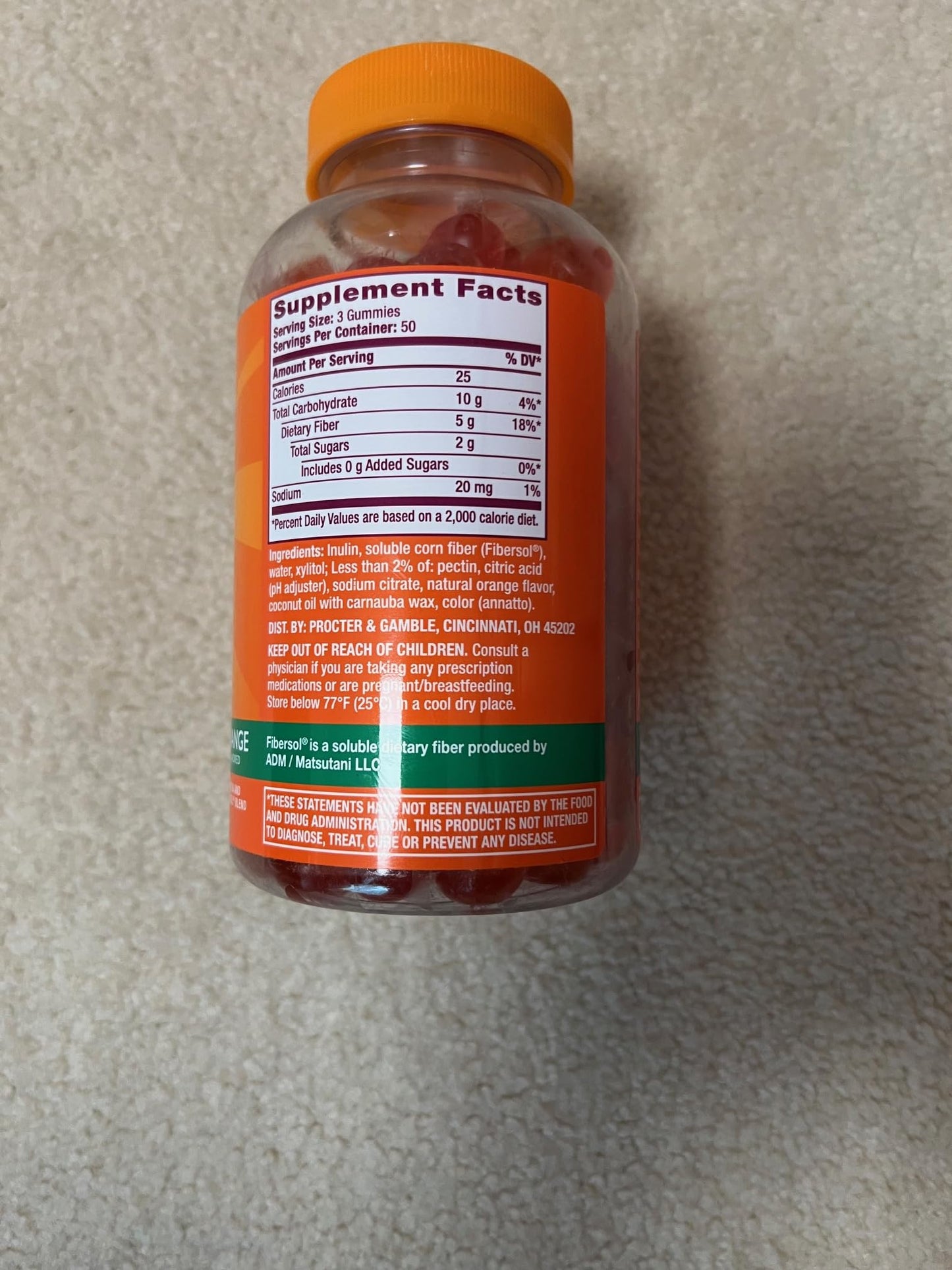 GOOFY TURTLE Meta Mucil Fiber Supplement Gummies 210 Count