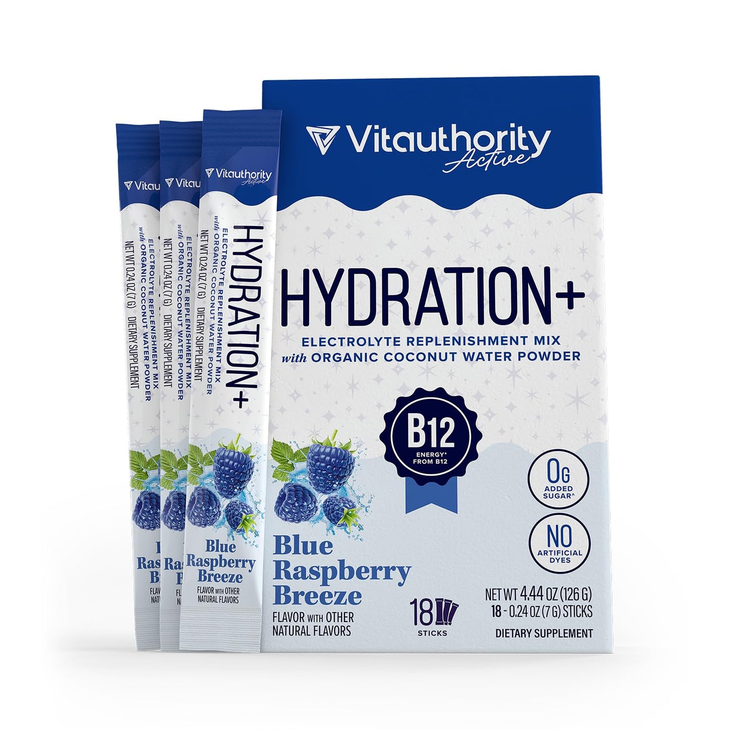 Vitauthority Hydration Electrolyte Powder Packets 4.4 oz
