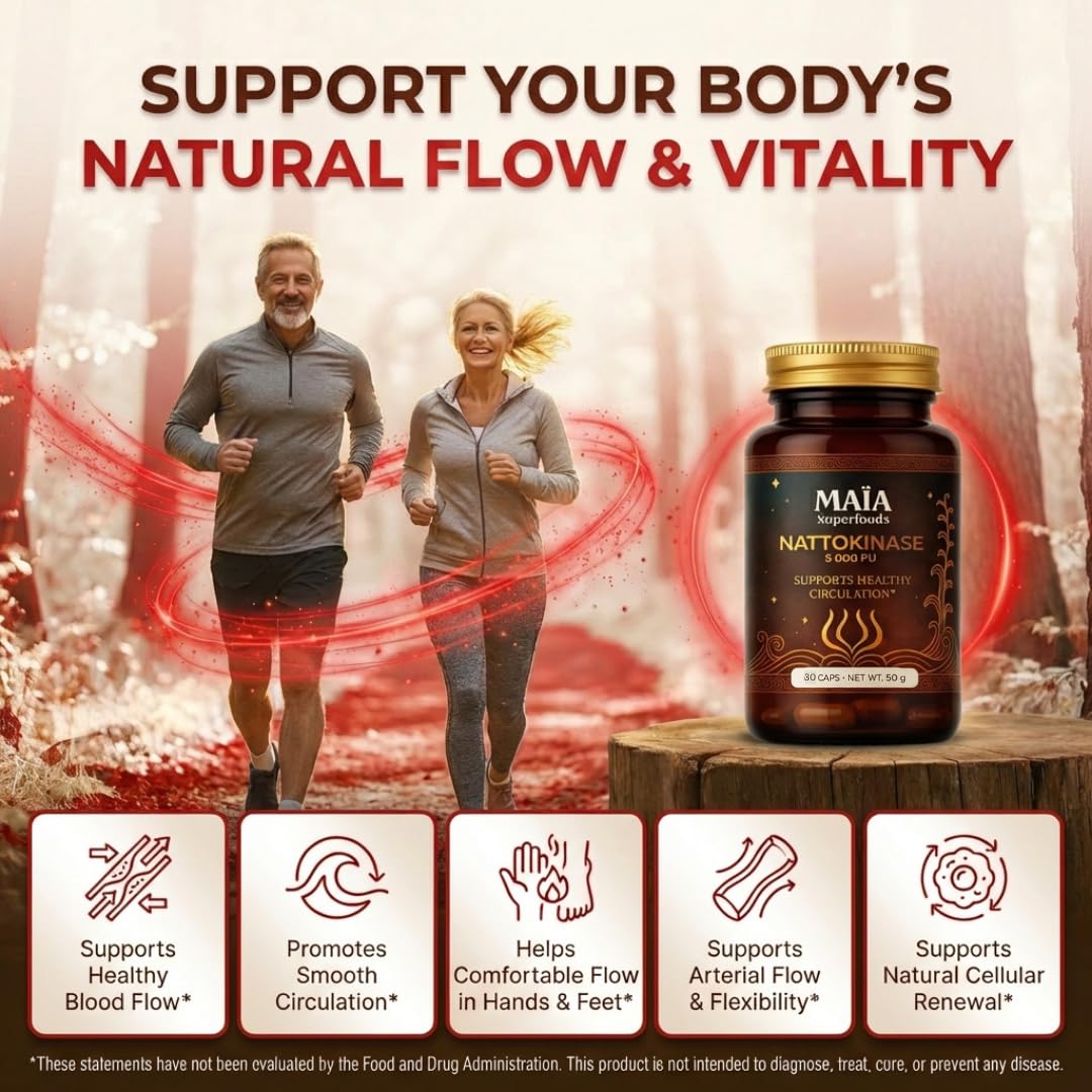 MAÏA SUPERFOODS Maia Nattokinase Capsule 30 Count