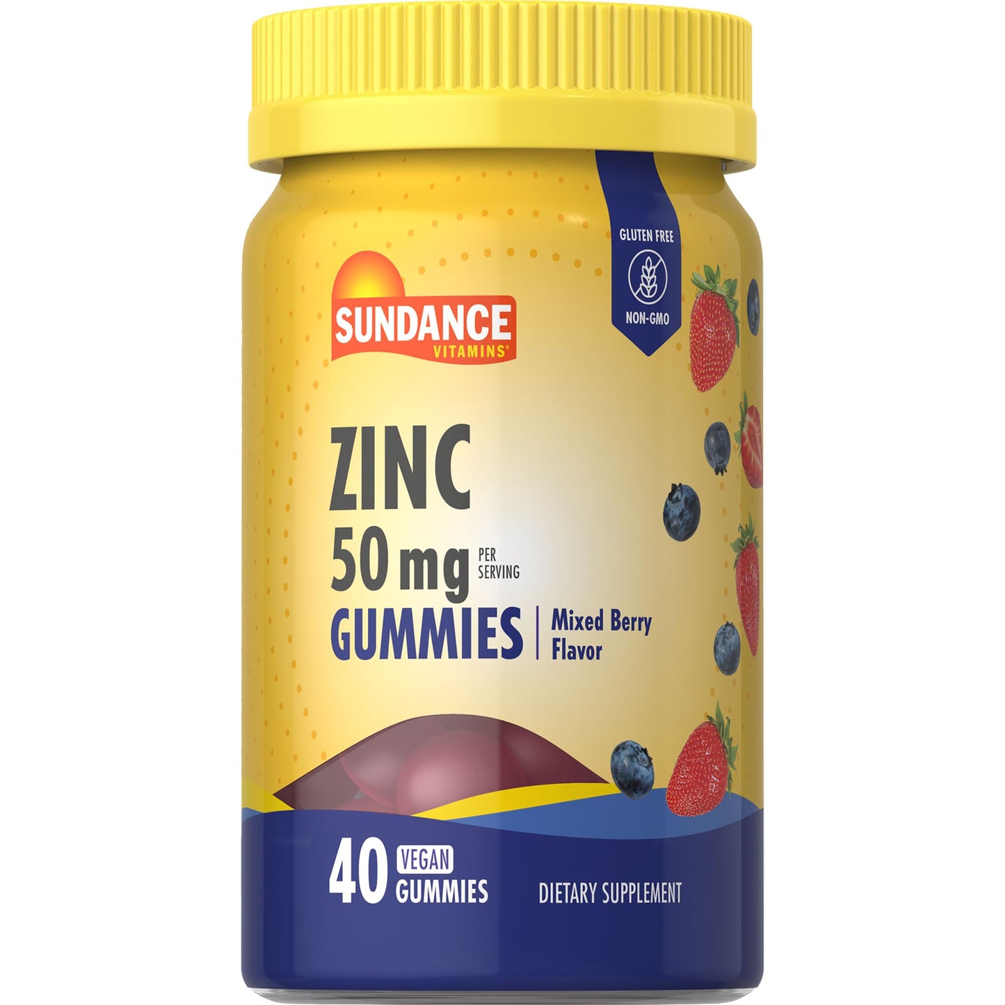 Sundance Zinc Gummies 50mg, 40 Count