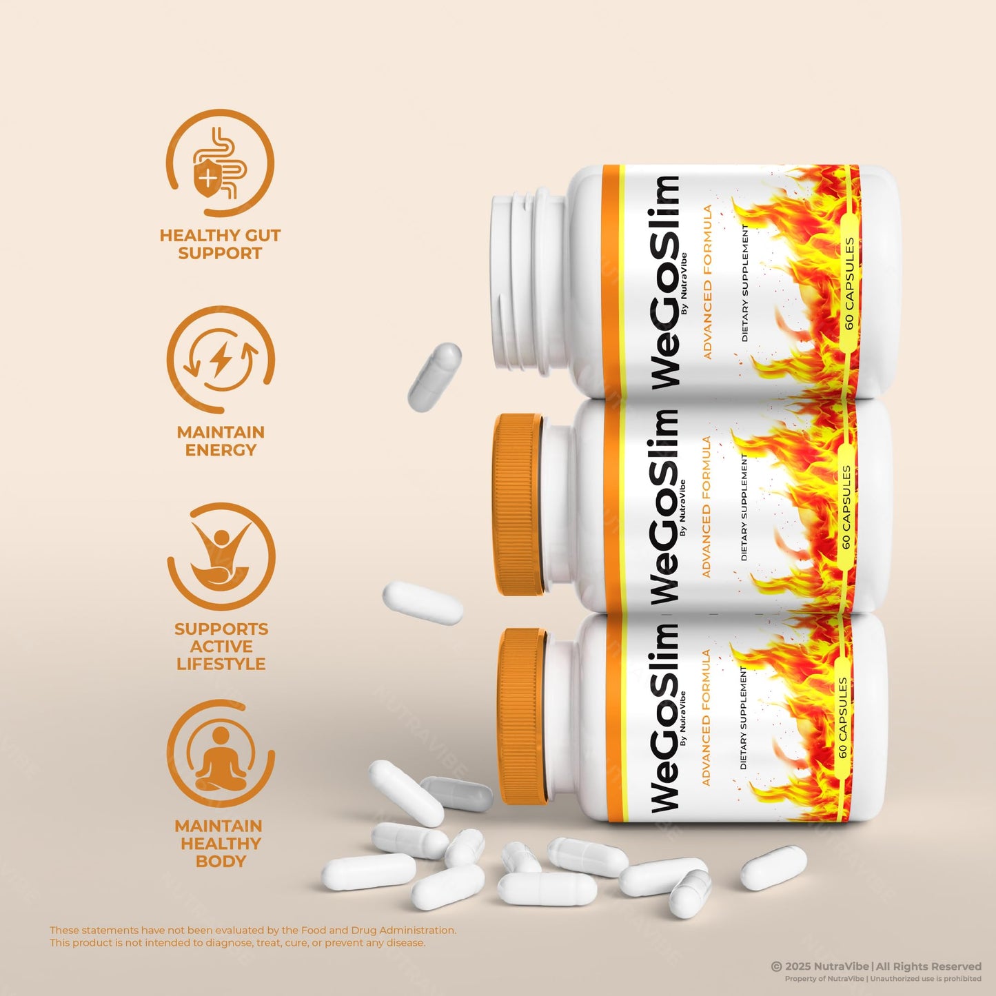 NutraVibe WeGoSlim Capsules 120 Capsules