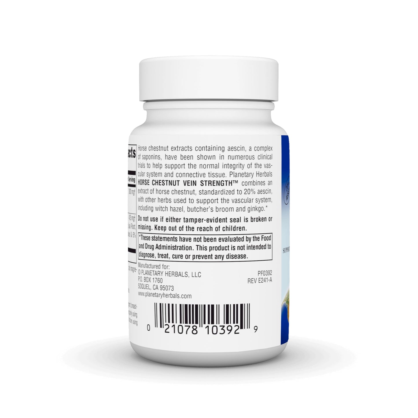 Planetary Herbals Horse Chestnut Vein Strength Tablet, 42 Tablets