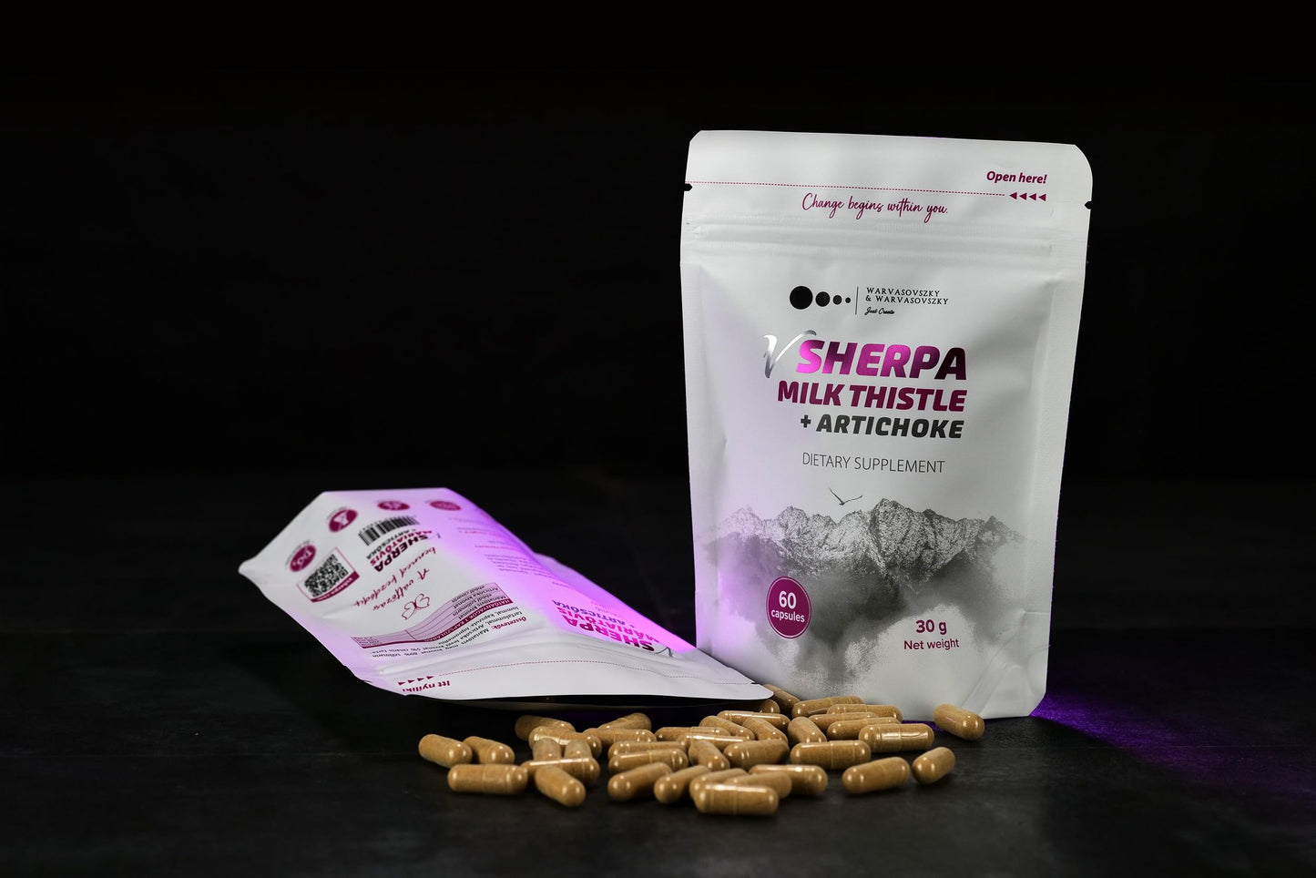 vSherpa Milk Thistle Silymarin & Artichoke Extract Capsules, 60 Count