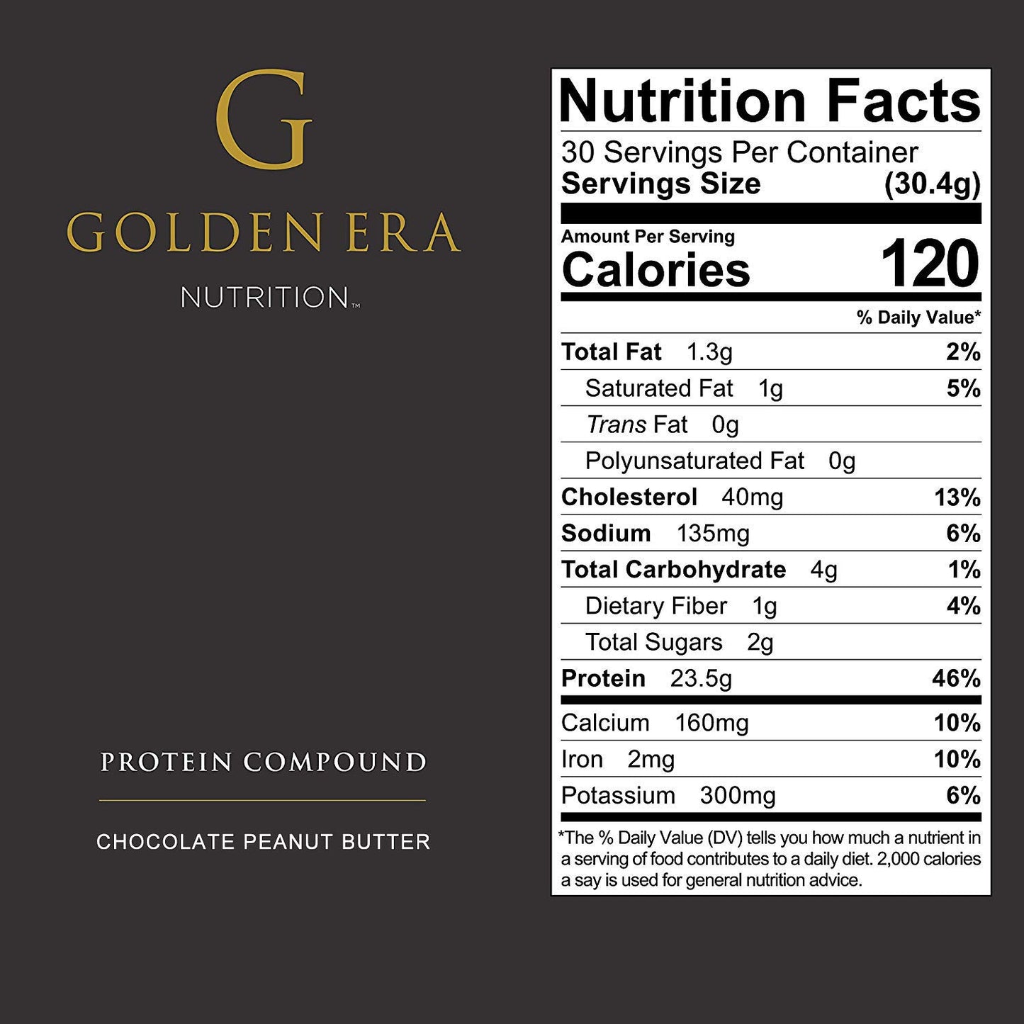 Golden Era Nutrition Whey Protein Compound Powder Vanilla, 80.32 oz