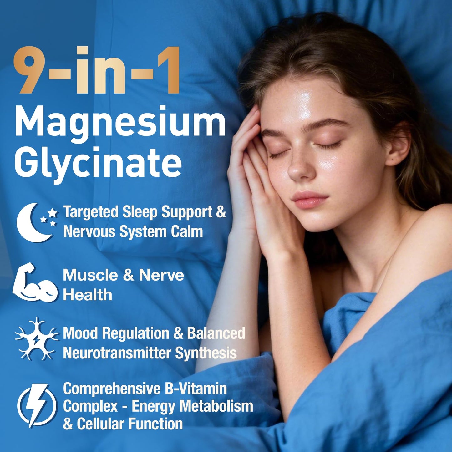 Totaria Magnesium Glycinate 1000mg Capsules 240 Count
