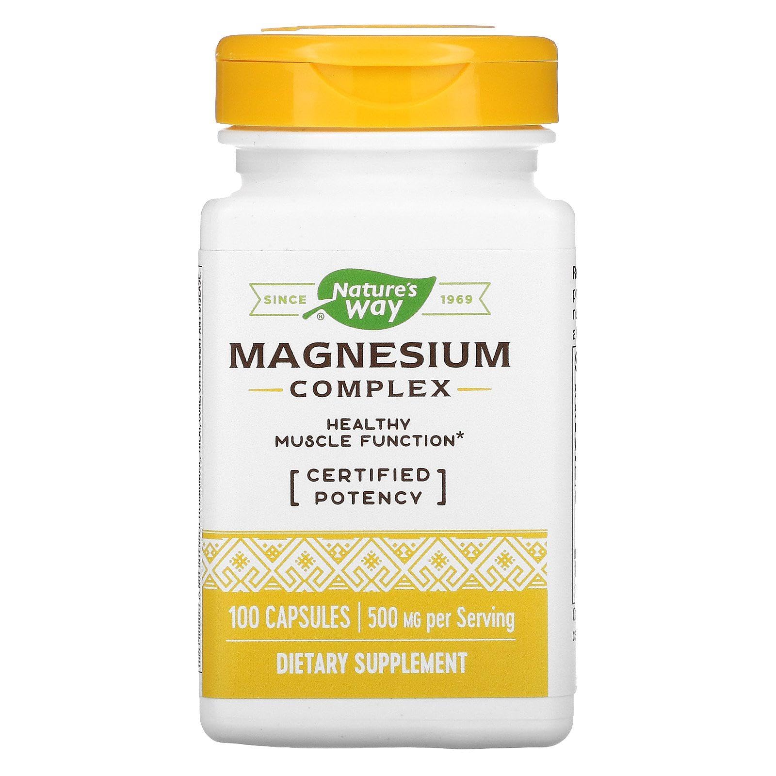 Nature's Way Magnesium Complex Capsule, 100 Count
