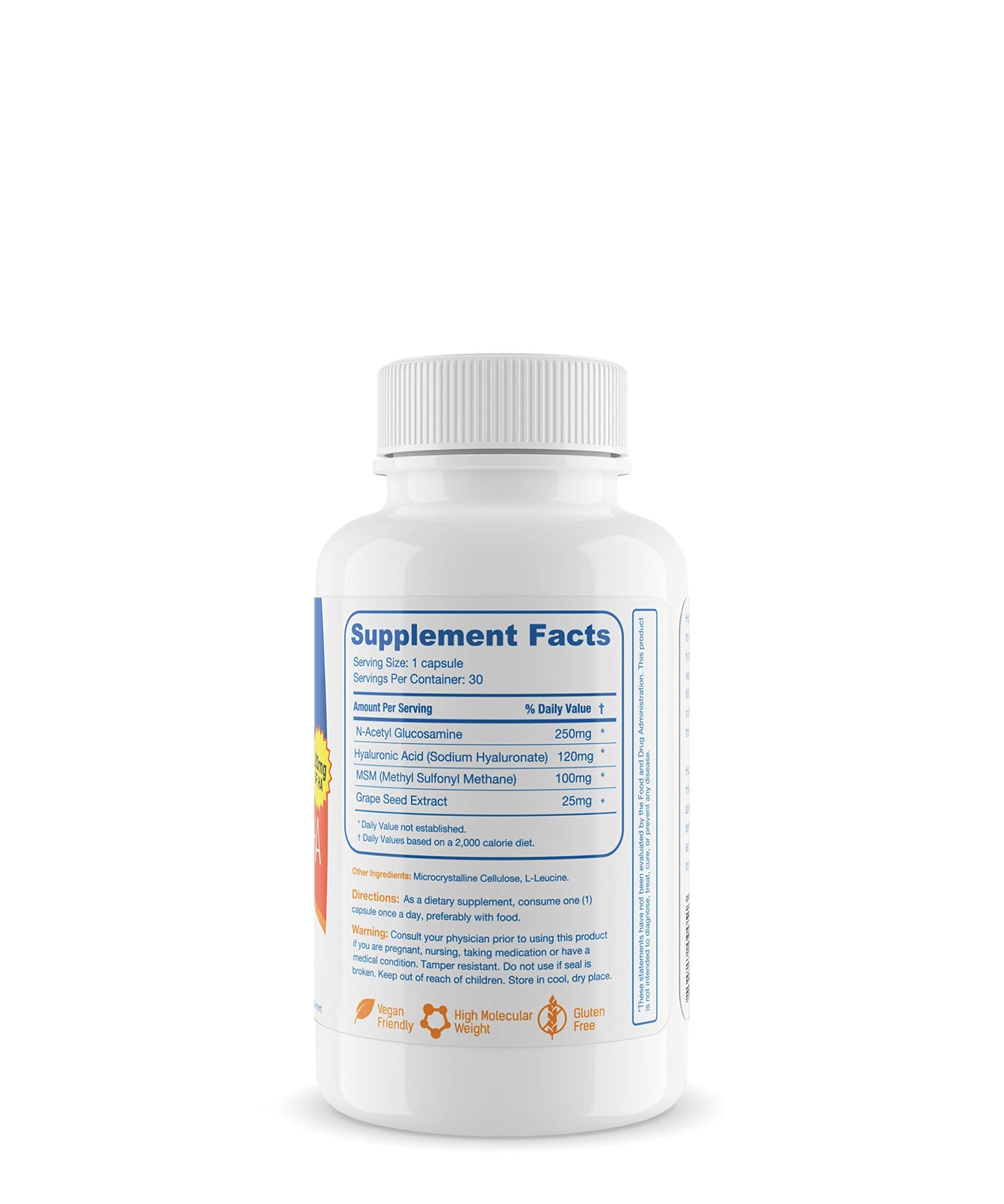 Hyalogic Hyaluronic Acid 120 mg Delayed Release Capsules, 30 Count