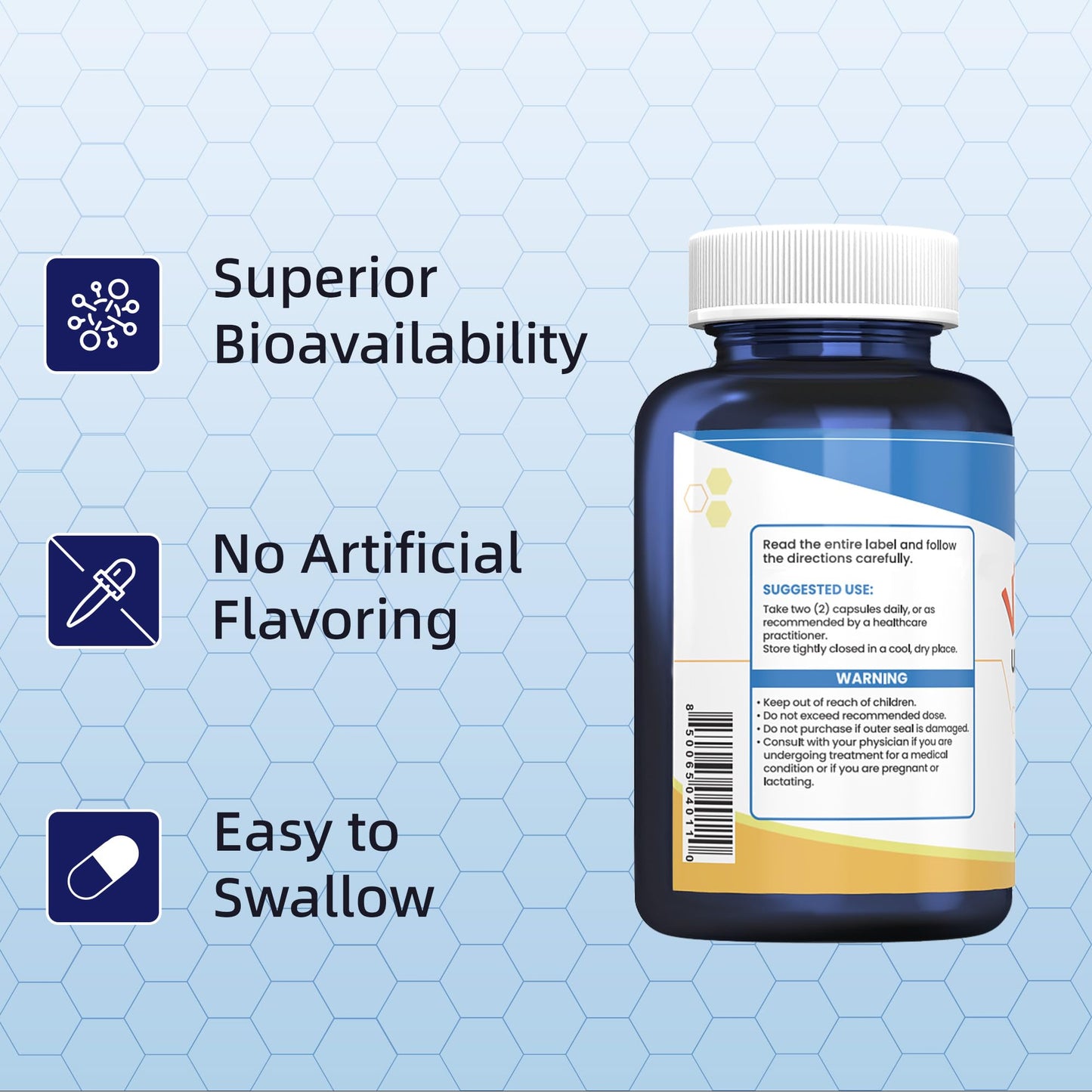 Nutriselect Vitamin B1 500mg Capsule, 120 Count