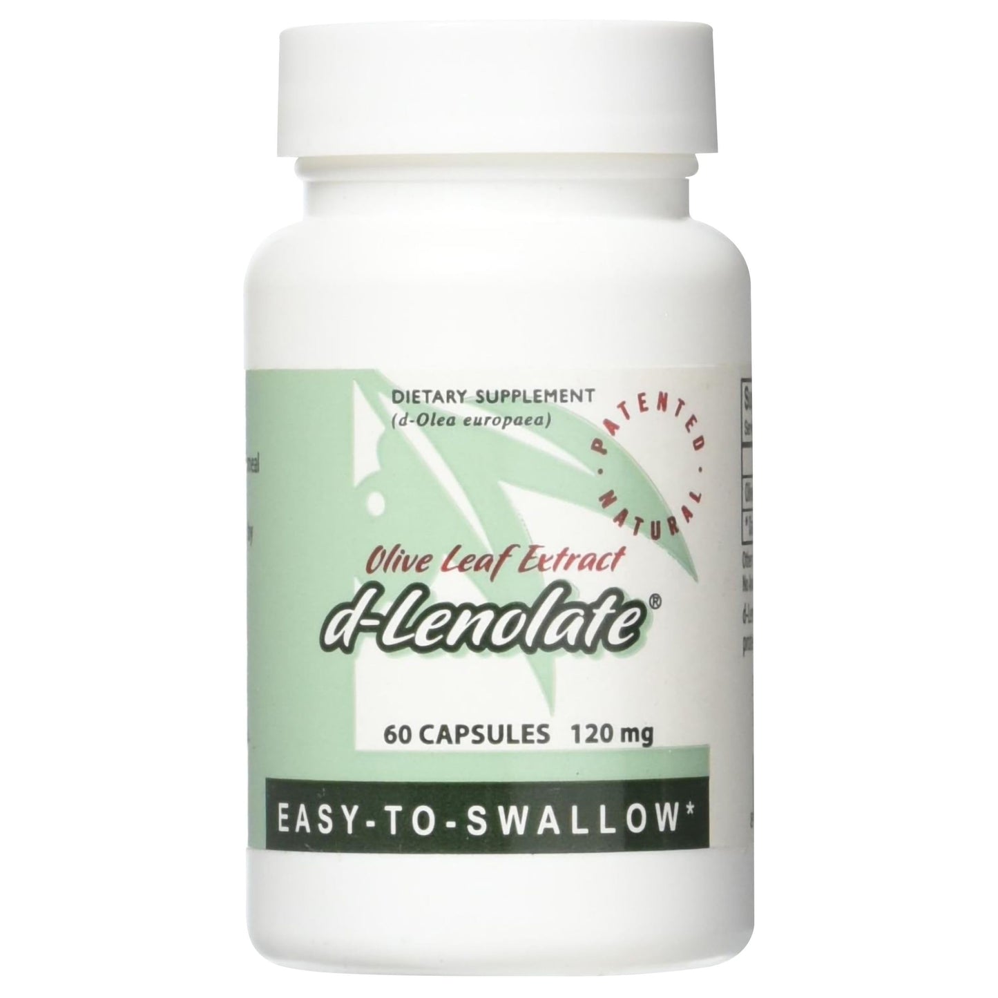 East Park D-Lenolate Olive Leaf Extract Capsules, 60 Capsules