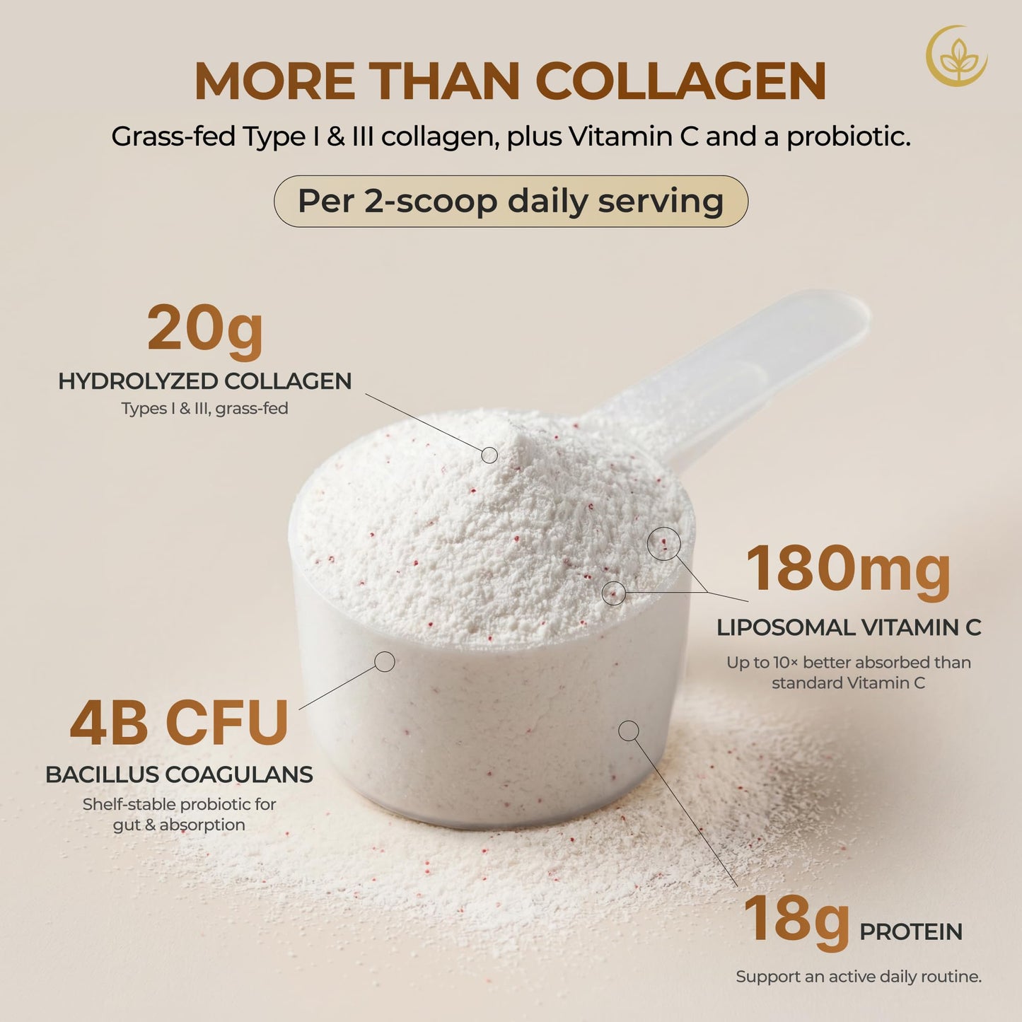 ZEN HALAL Hydrolyzed Collagen Peptides Powder Vanilla 15.4 oz