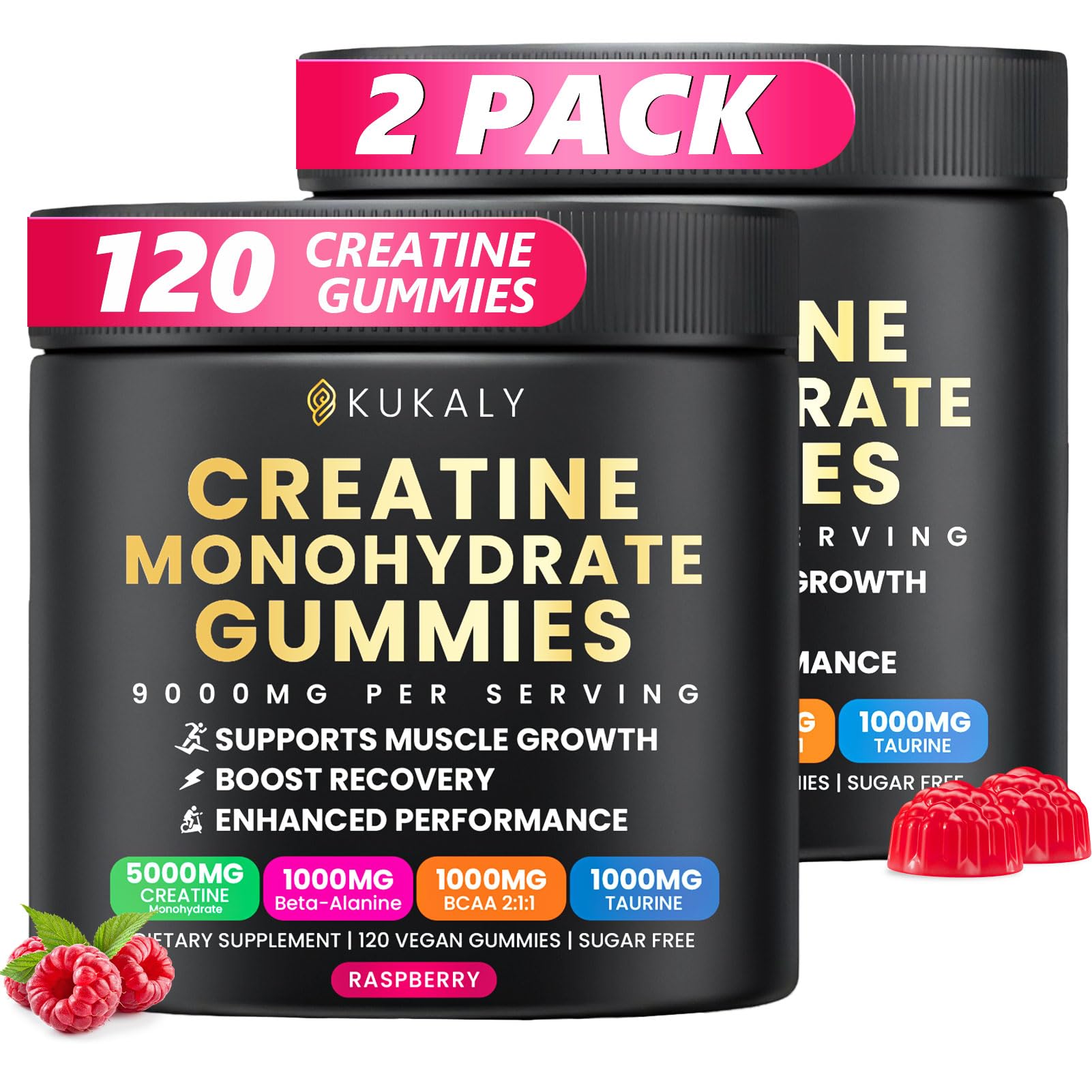 ZyterX Creatine Monohydrate Gummies, 240 Count