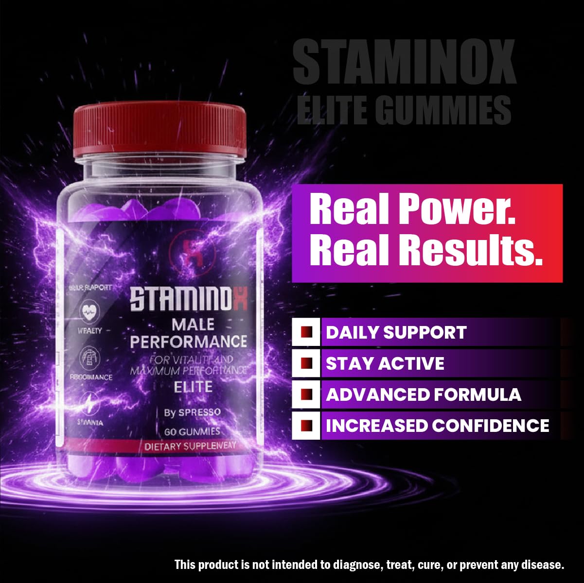 SPRESSO Staminox Gummies 180 Gummies