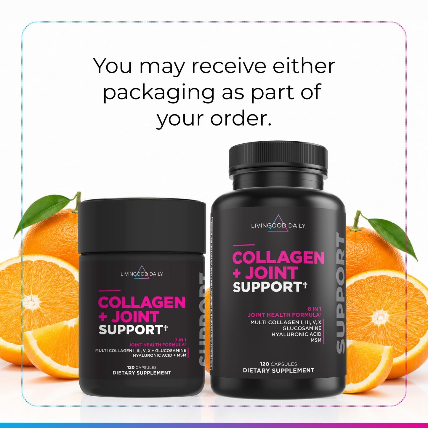 Livingood Daily Collagen + Joint Support Capsules 120