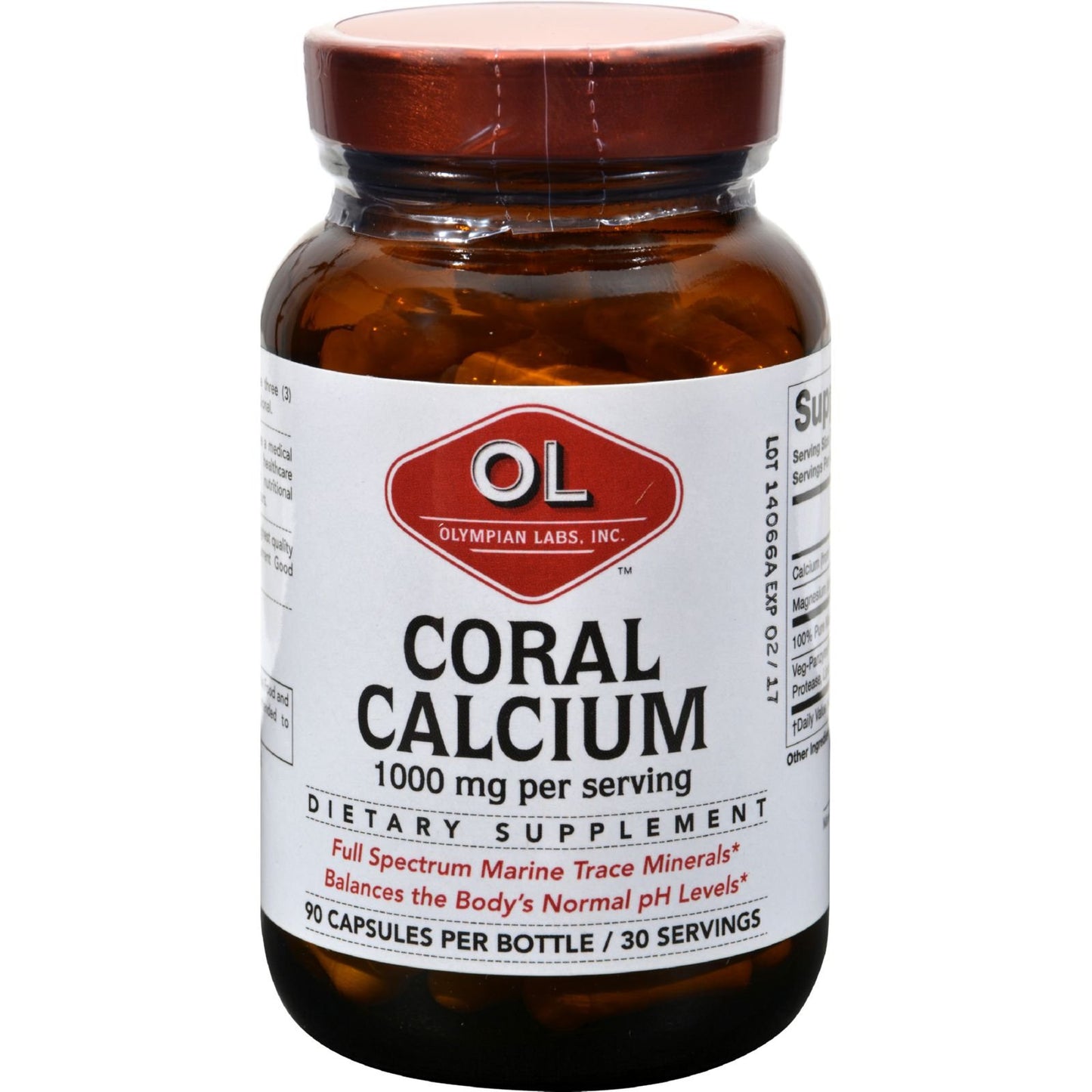 Olympian Labs Coral Calcium Capsules 1 Count