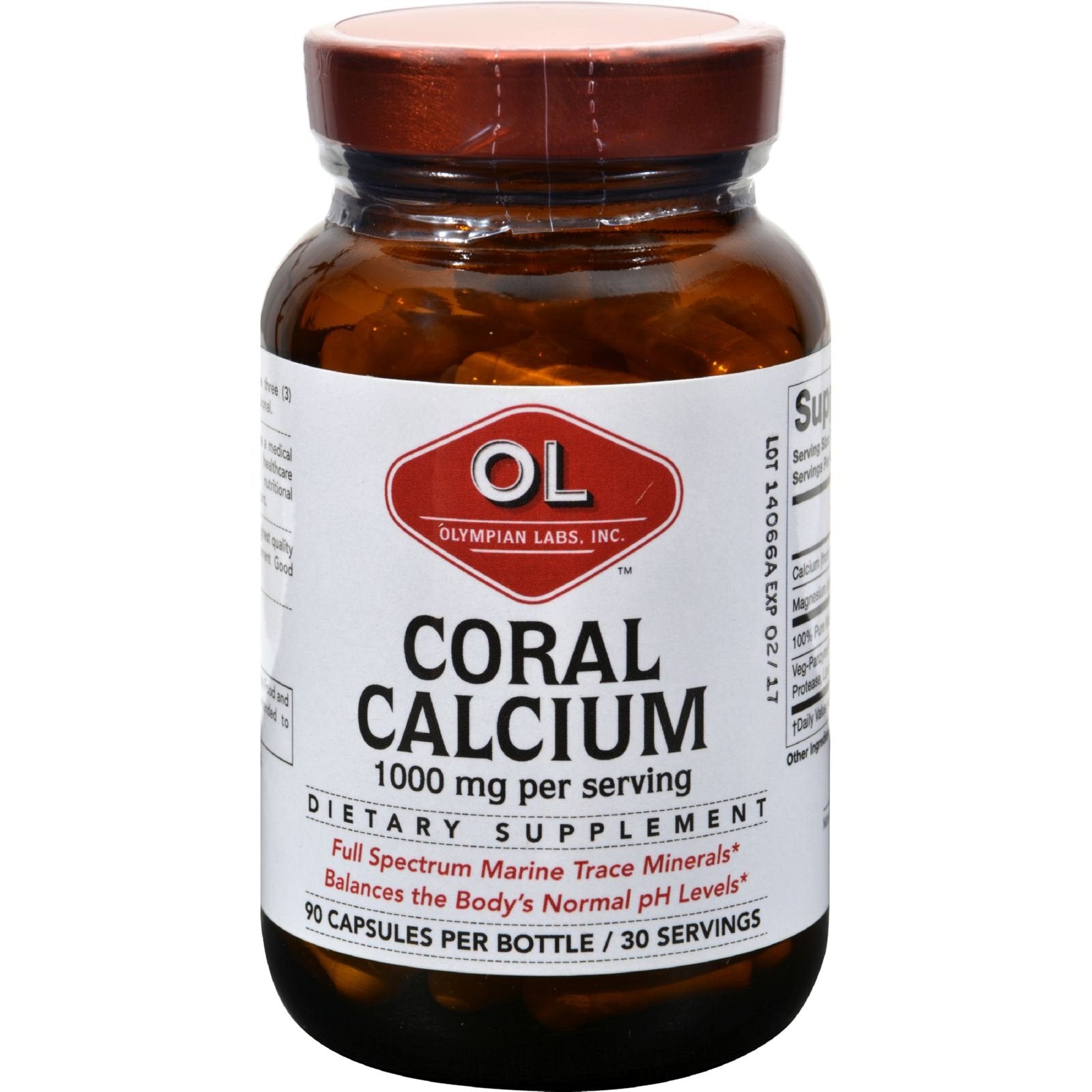 Olympian Labs Coral Calcium Capsules 1 Count