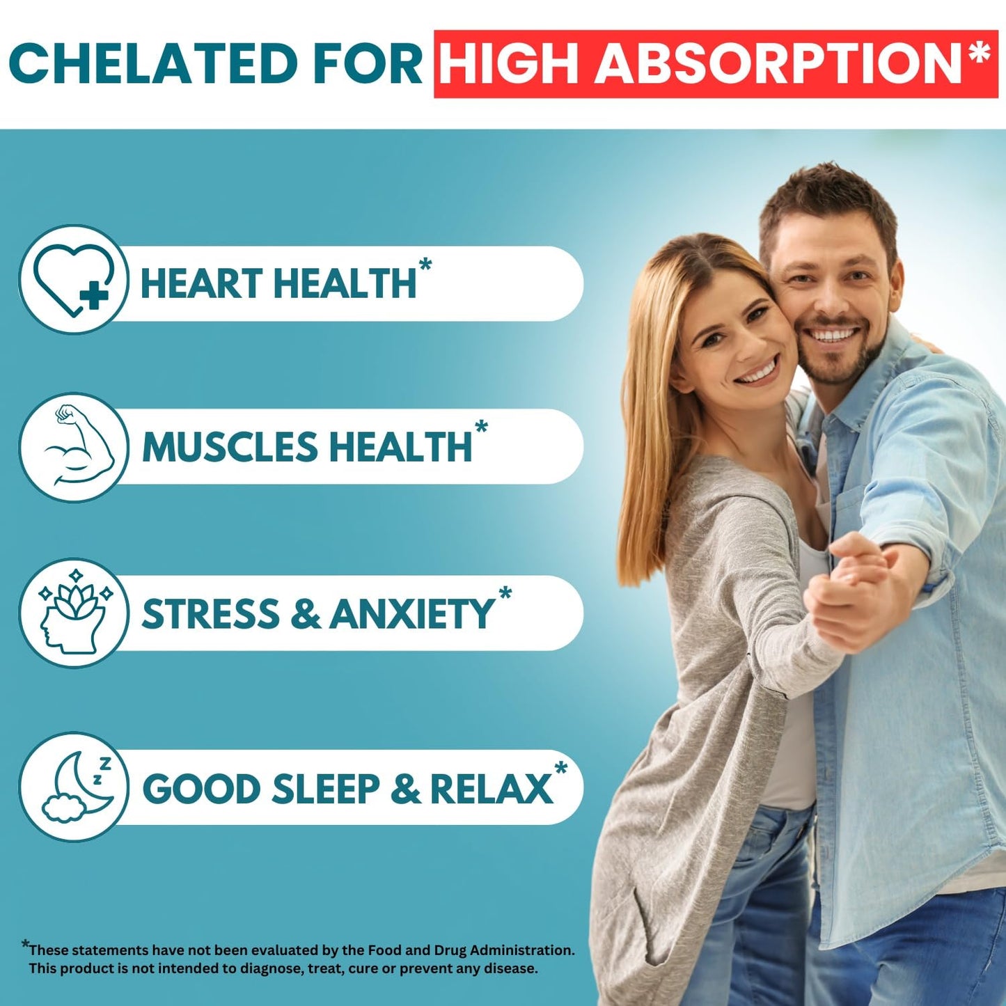 VITBOOST Magnesium Glycinate 500mg Chelate Capsules, 240 Count