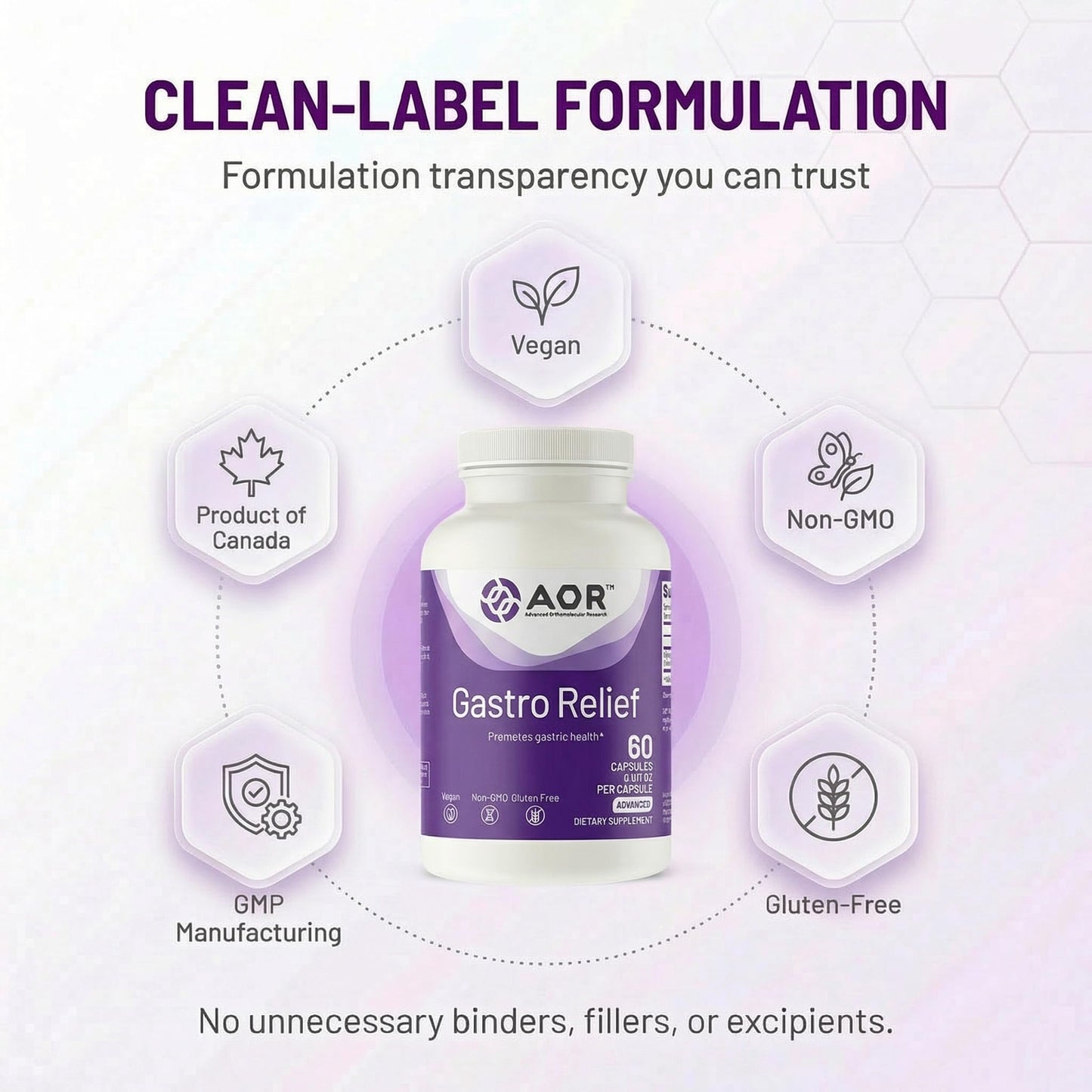 AOR Gastro Relief Capsule, 60 Capsules
