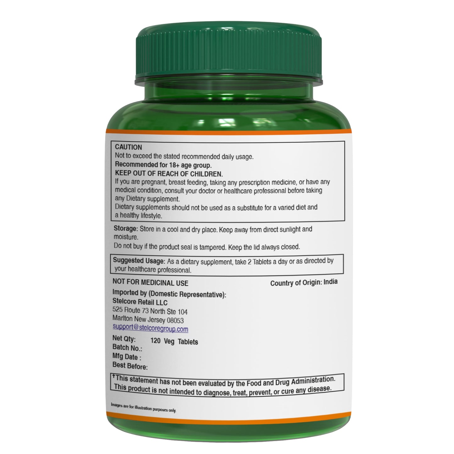 Pure Nutrition Natural Treasures Shatavari Tablets 120 Count